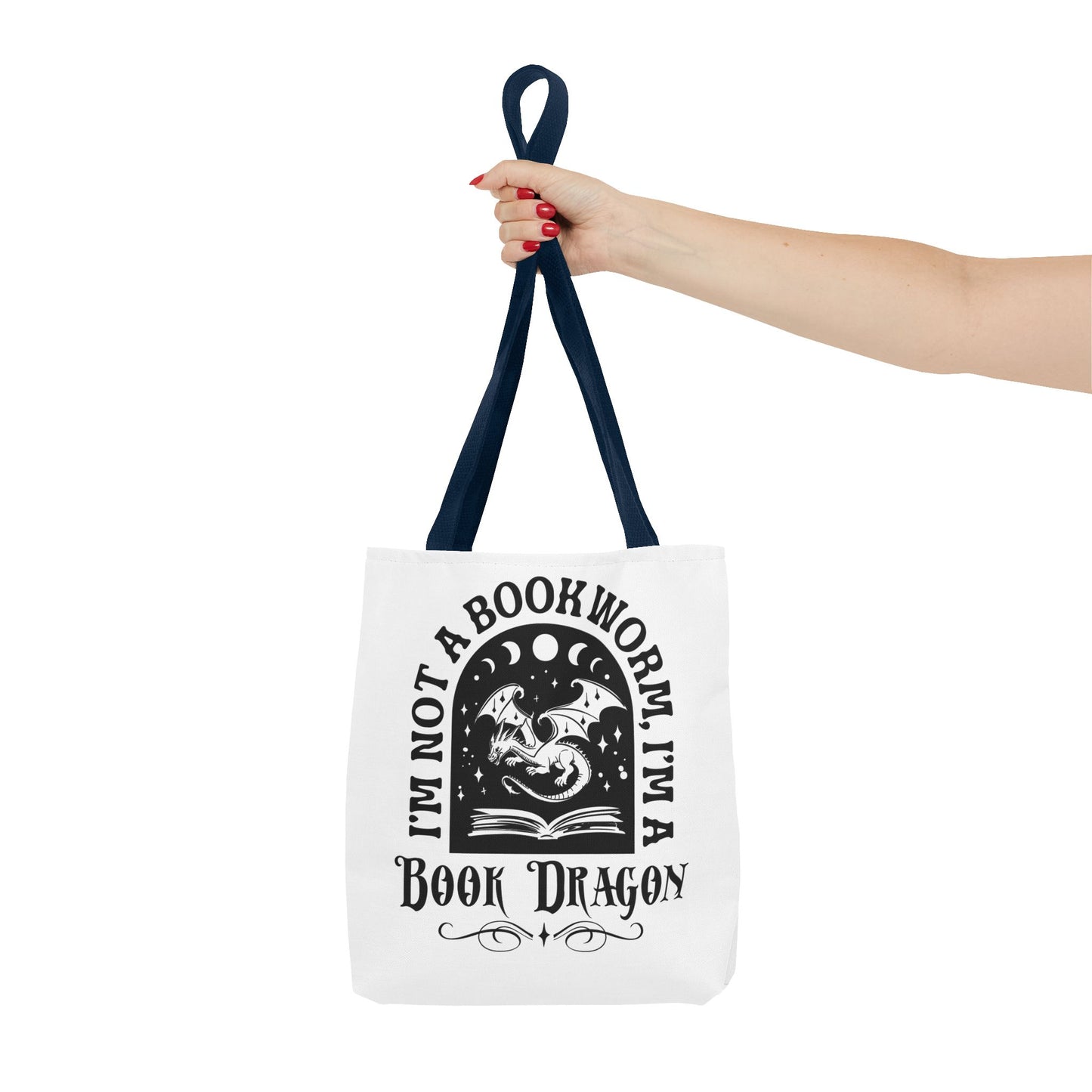 Book Dragon Tote Bag