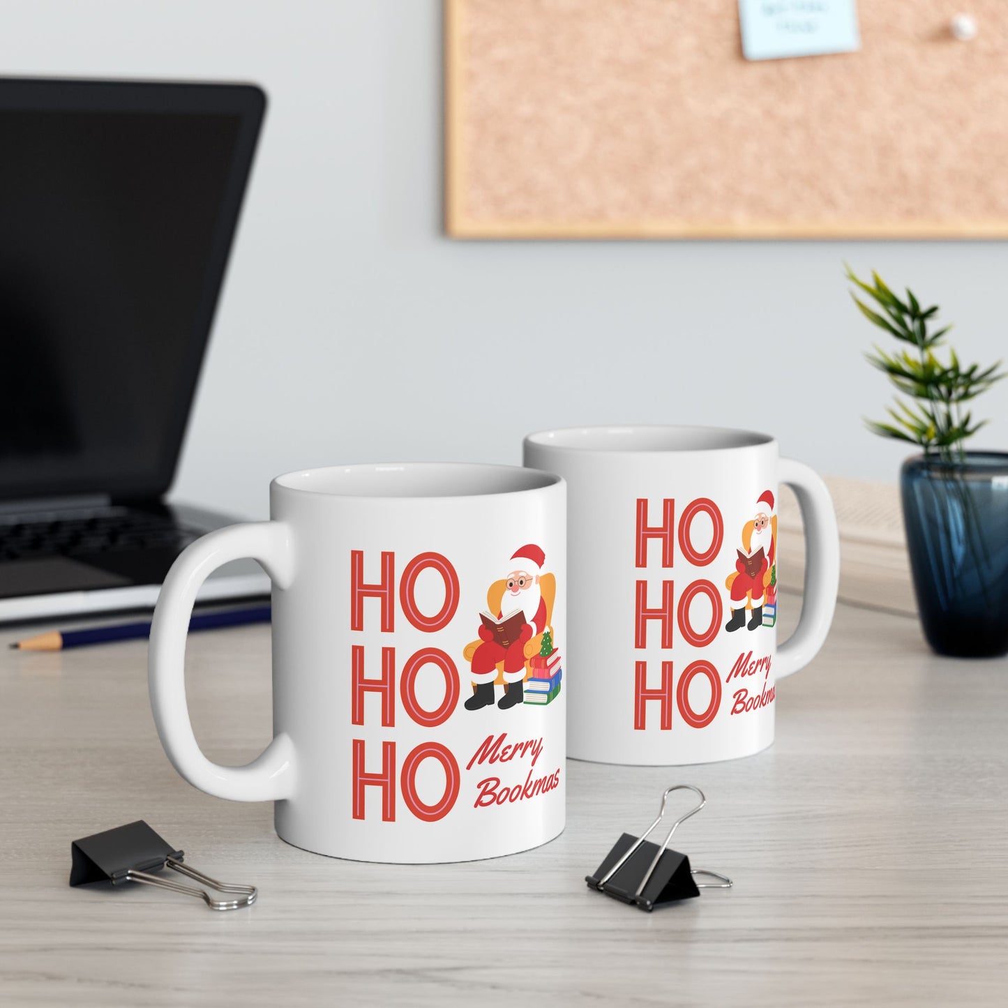 Ho Ho Ho Merry Bookmas Mug