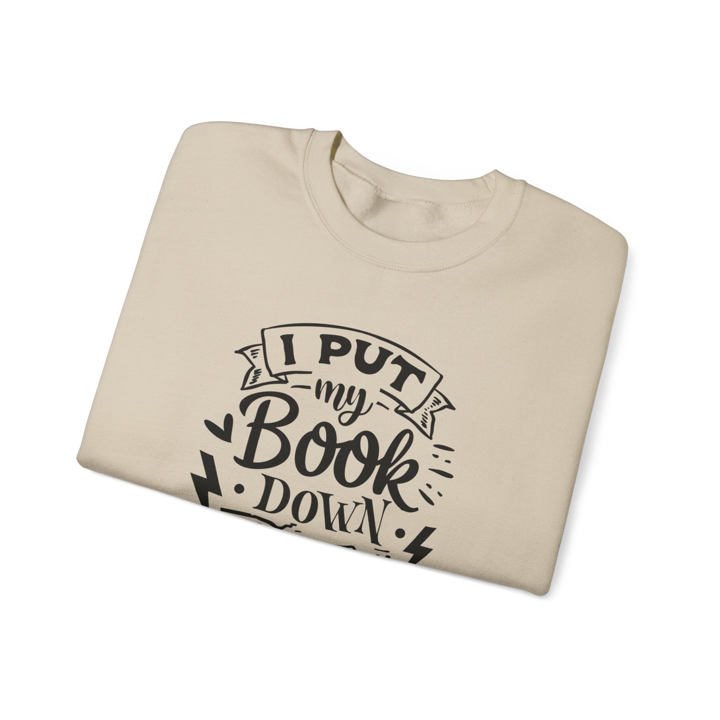 I Put My Book Down Sweatshirt