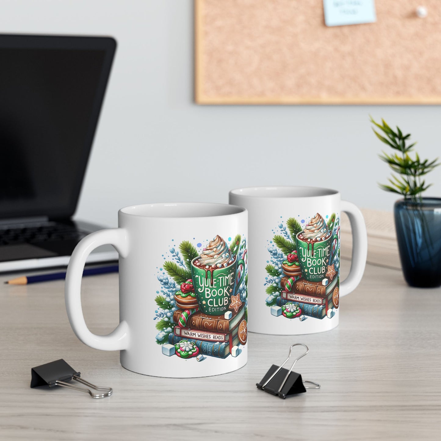 Yule Time Book Club Mug