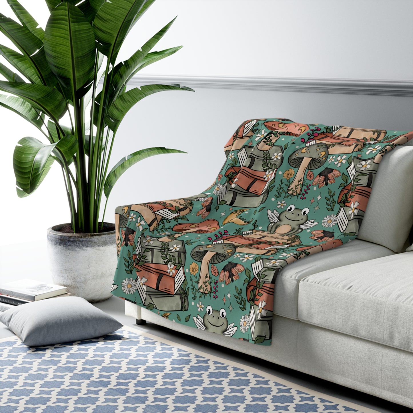 Enchanted Chapters Sherpa Blanket
