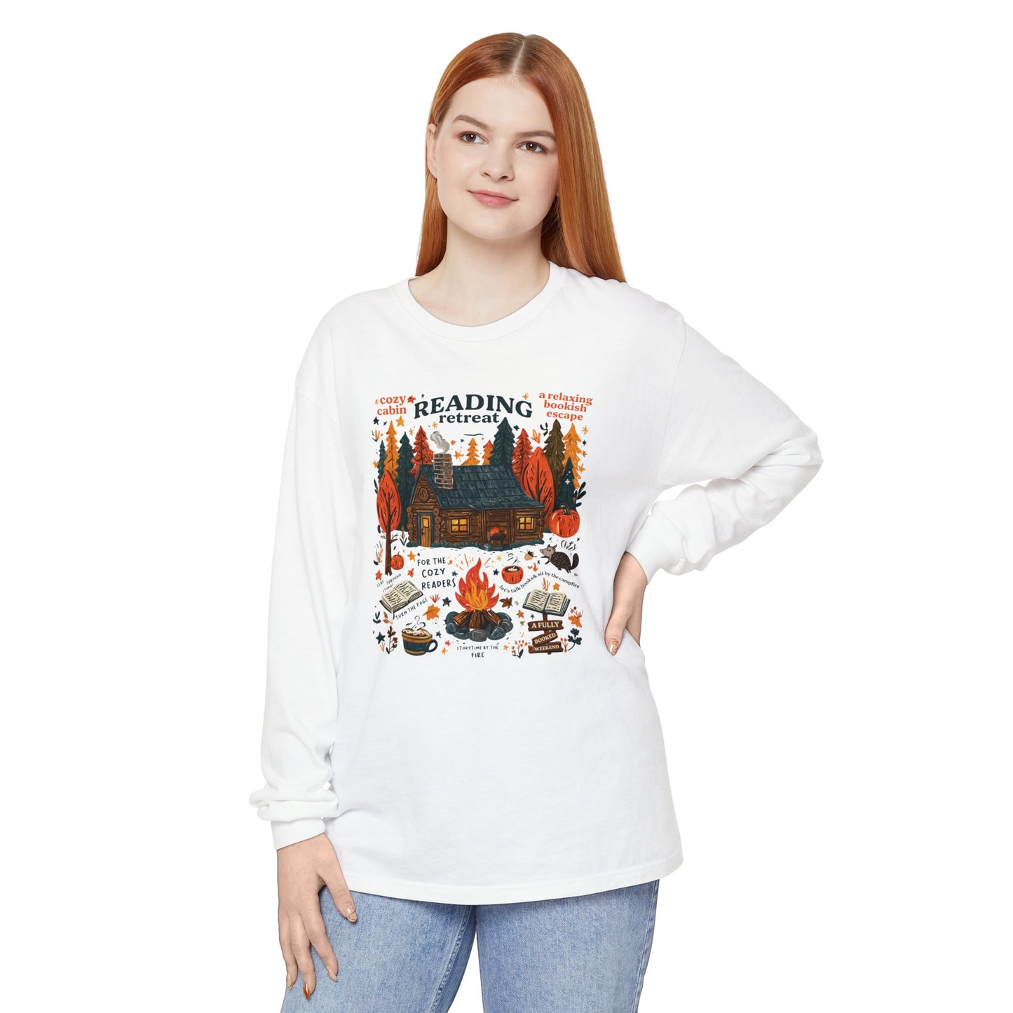 Reading Retreat Long Sleeve Tee
