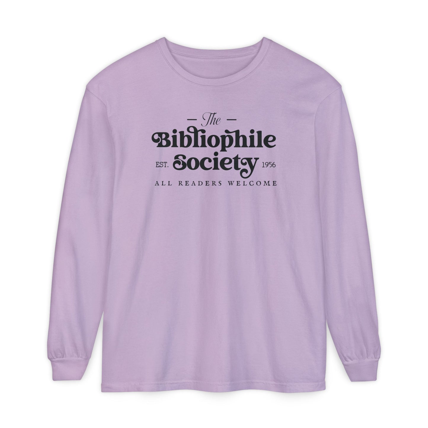 Bibliophile Society Long Sleeve Tee