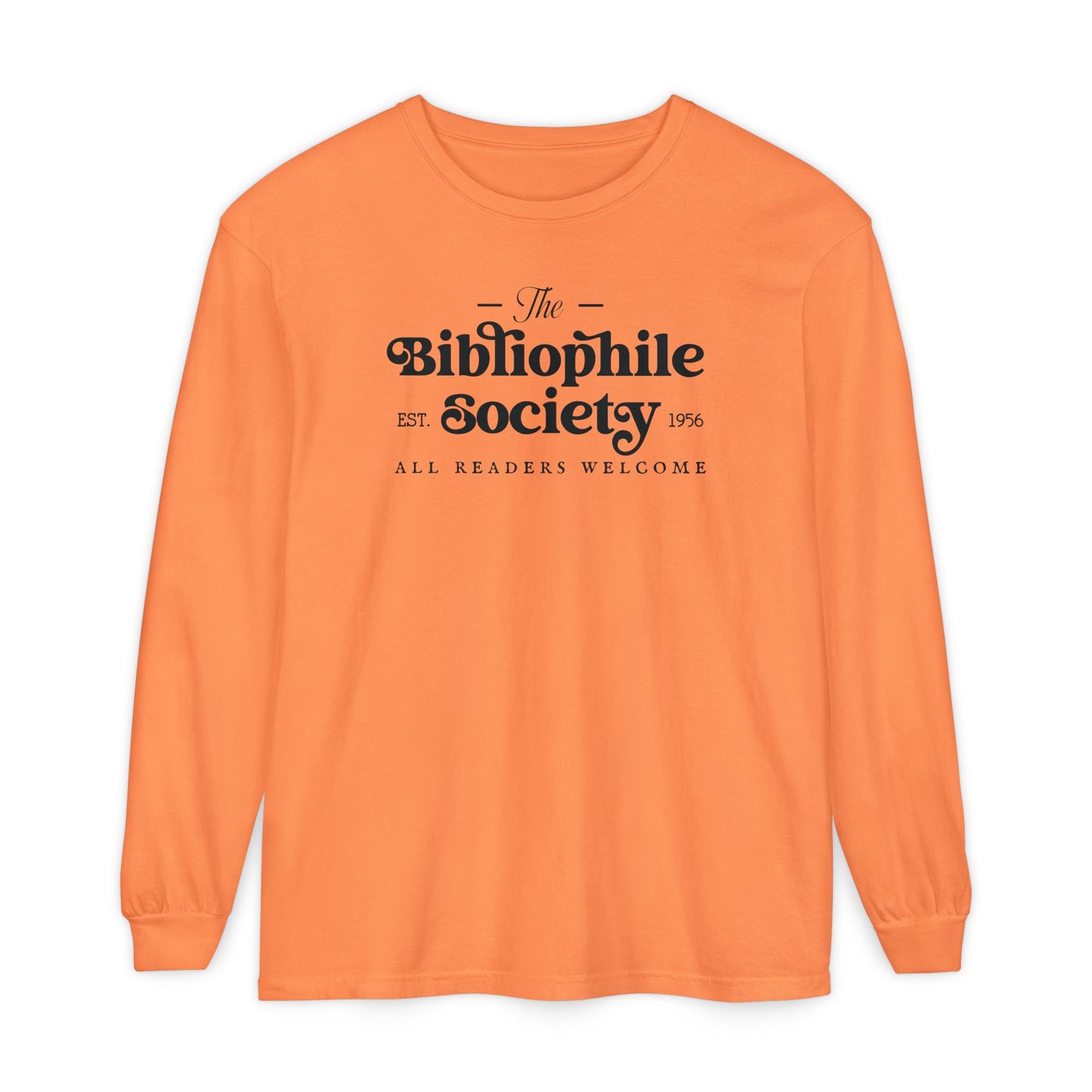 Bibliophile Society Long Sleeve Tee