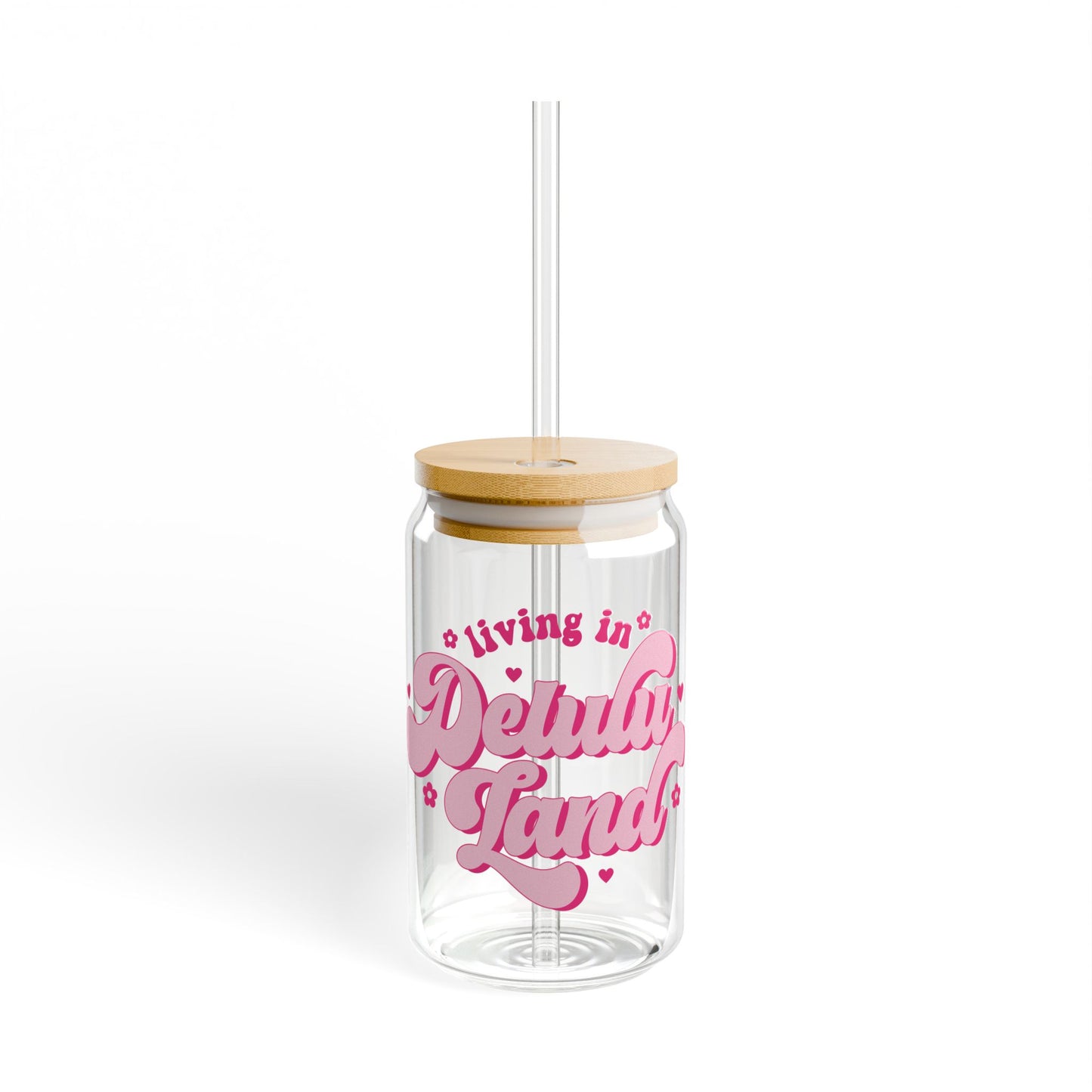 Delulu Land Sipper Glass