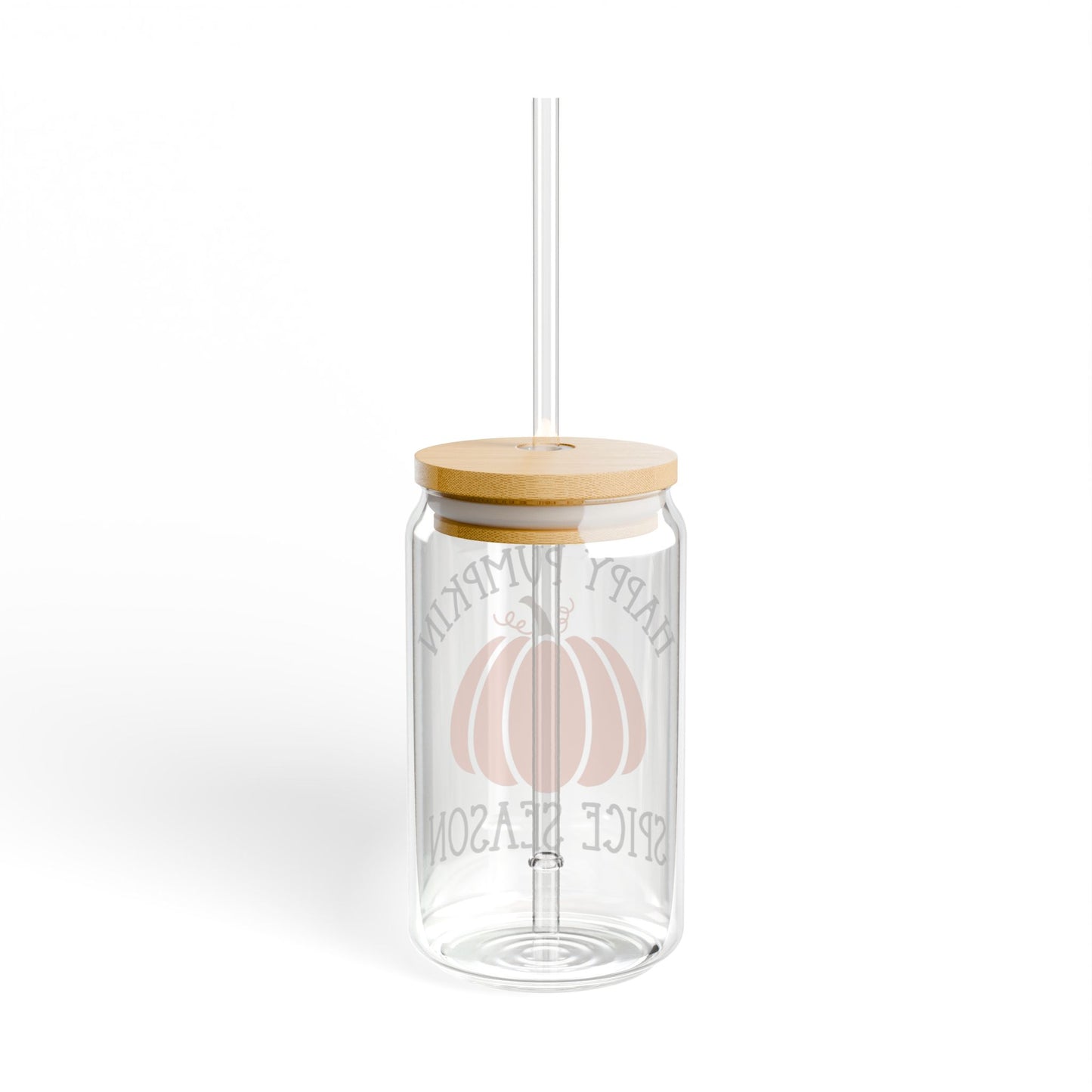Pumpkin Spice Season Sipper Glass