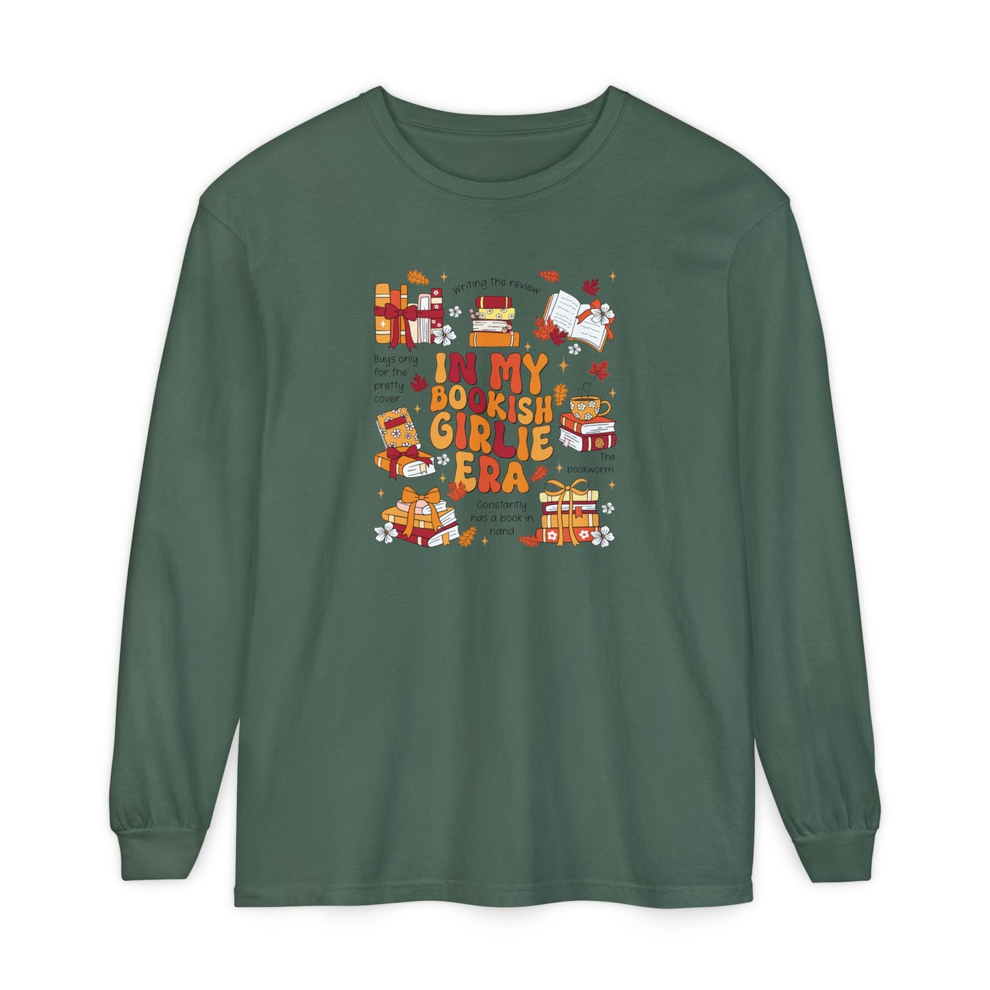 Bookish Girlie Era Long Sleeve Tee