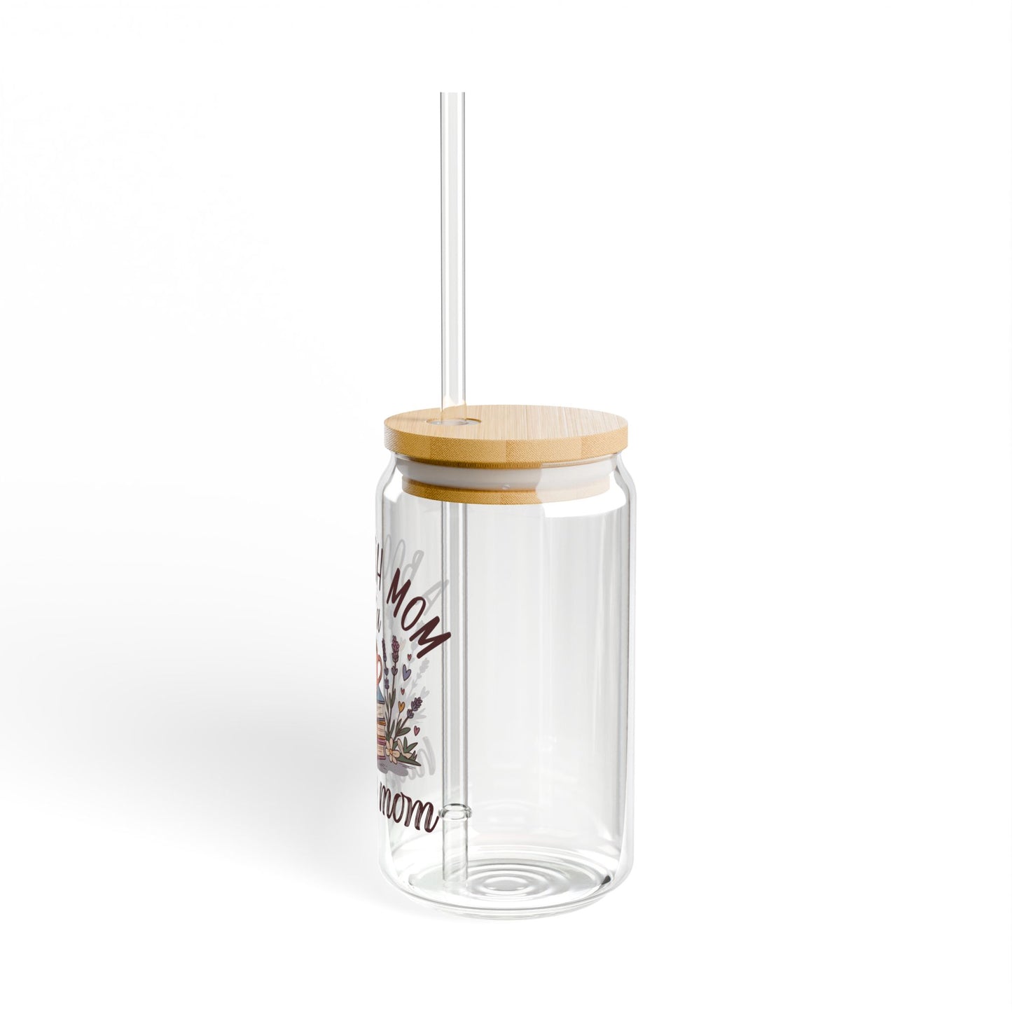 A Bookish Mom Sipper Glass