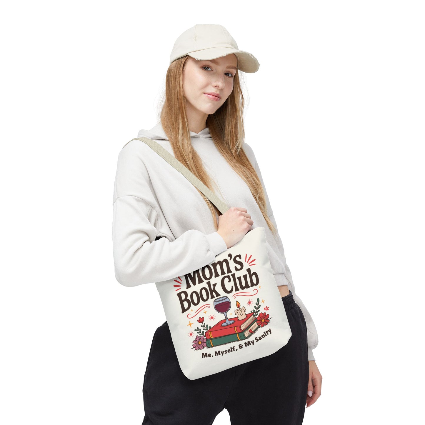Mom's Book Club Tote Bag