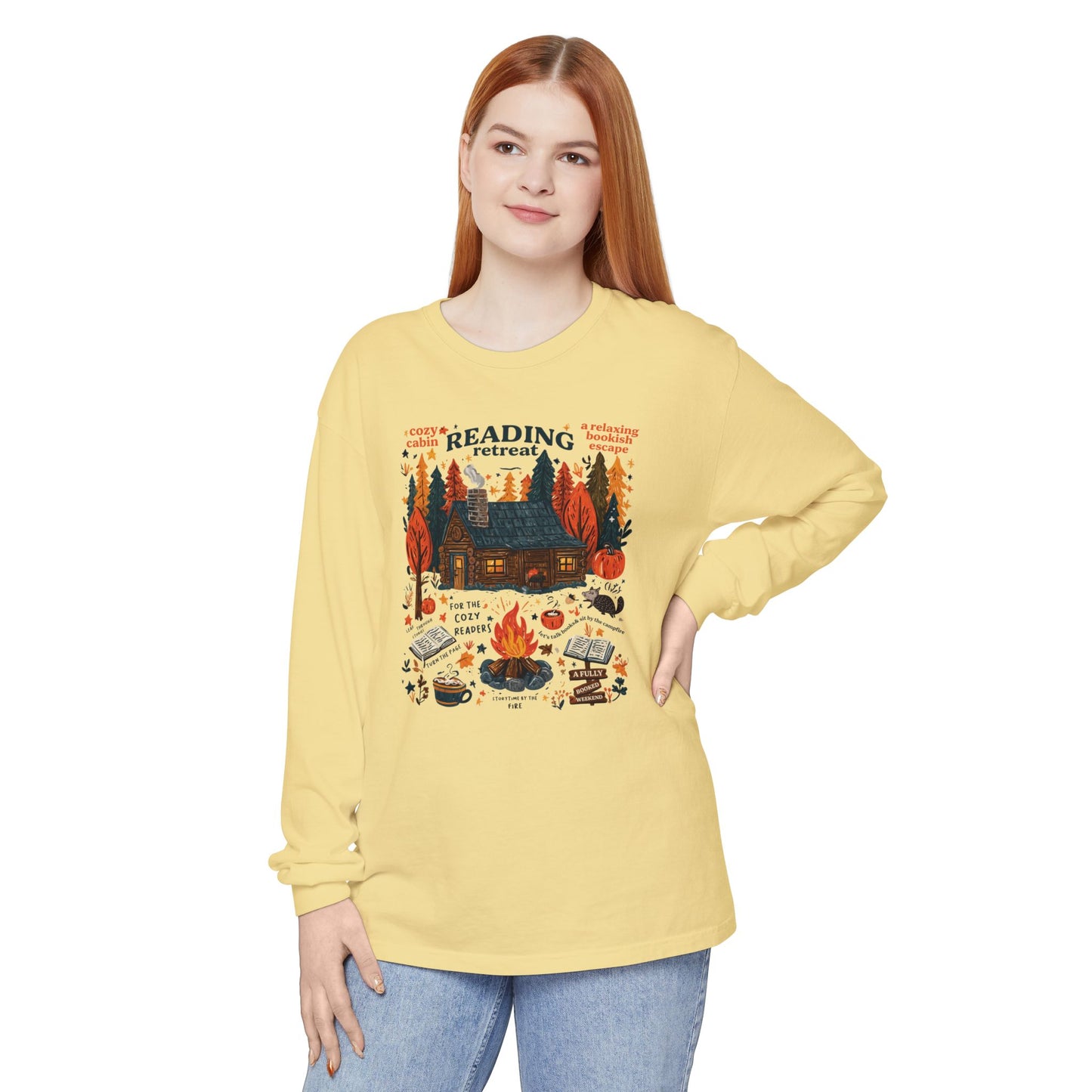 Reading Retreat Long Sleeve Tee