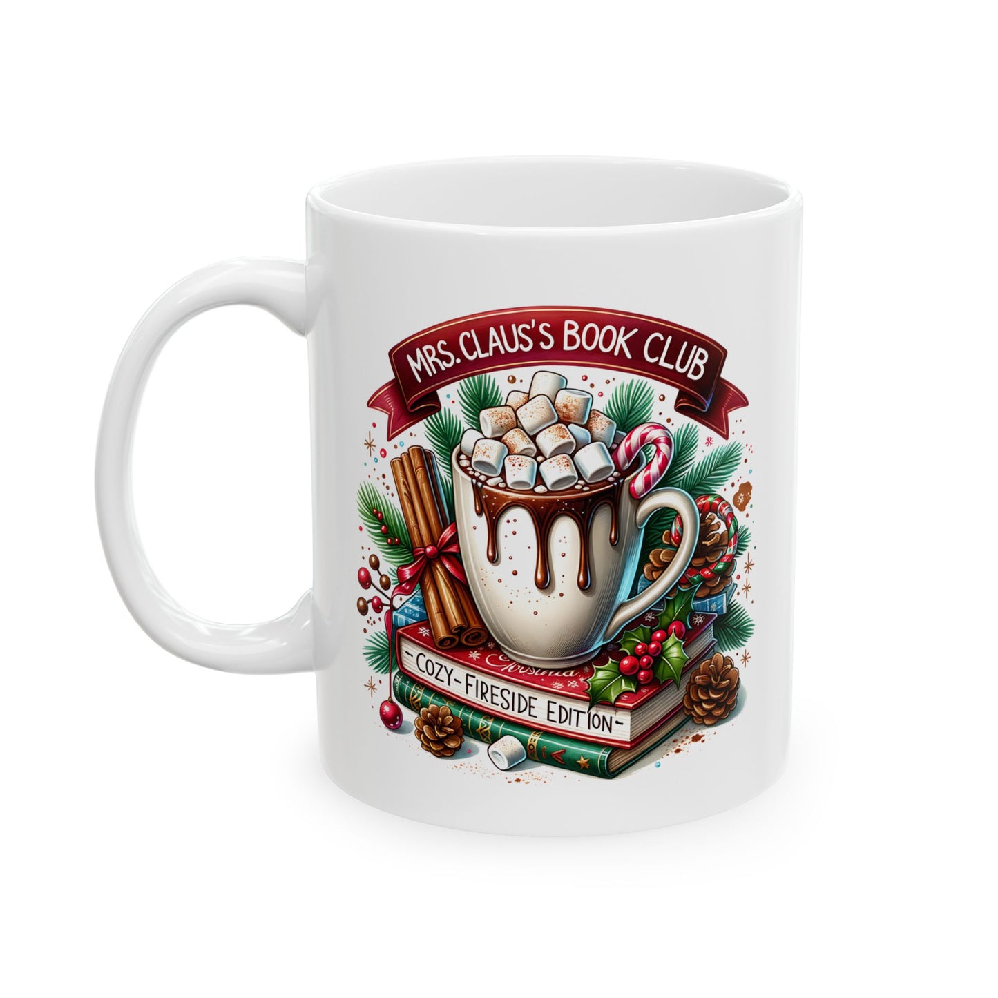 Mrs. Claus's Book Club Mug