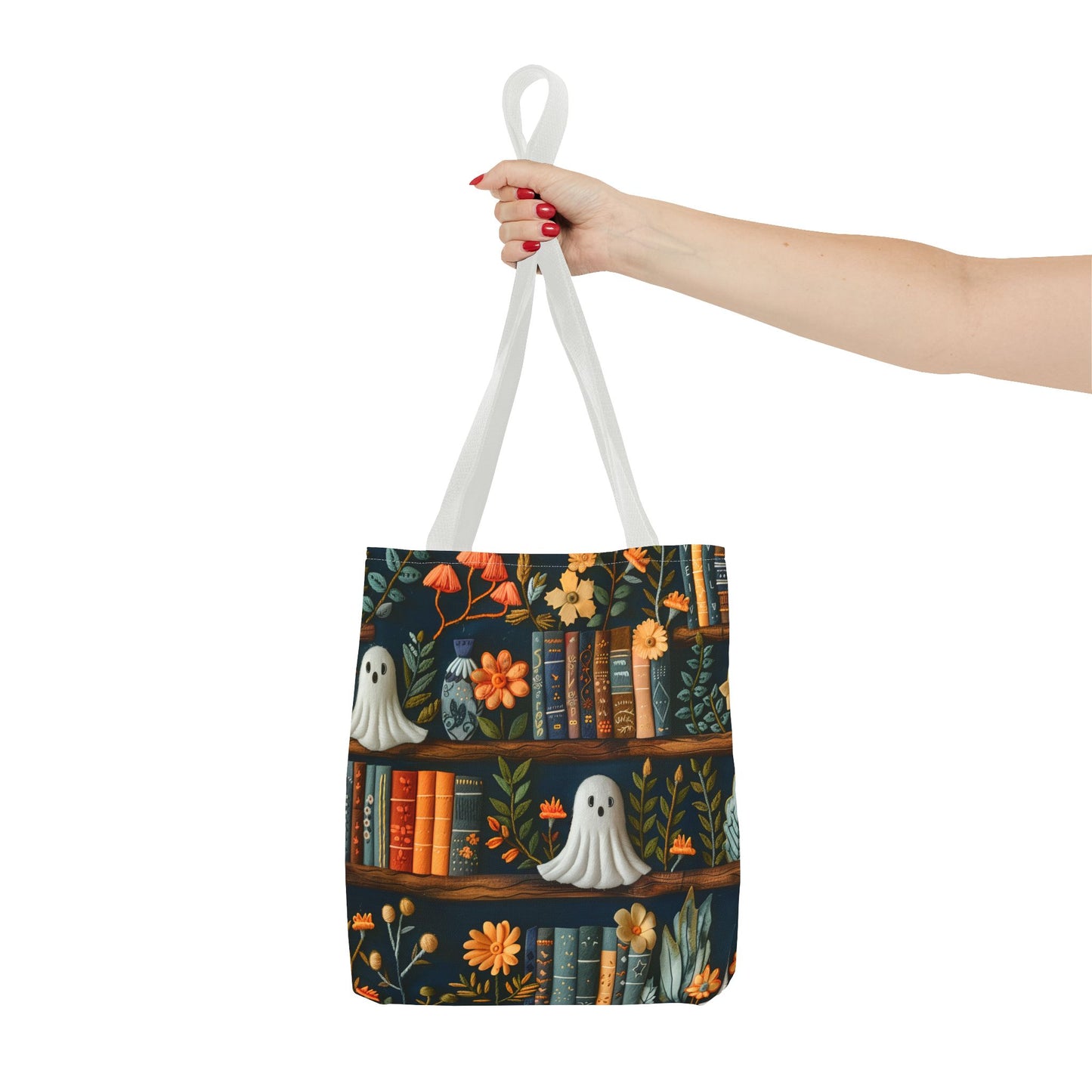 Haunted Library Tote Bag