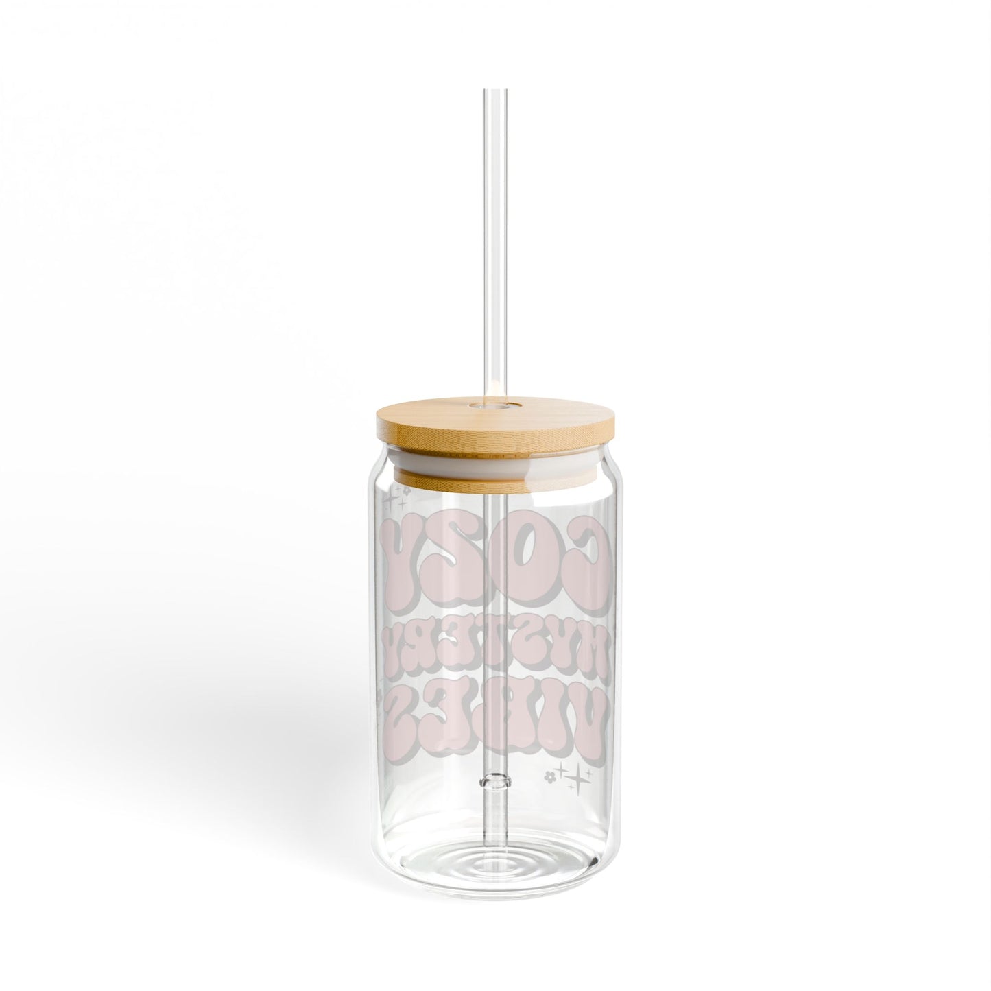 Cozy Mystery Vibes Sipper Glass