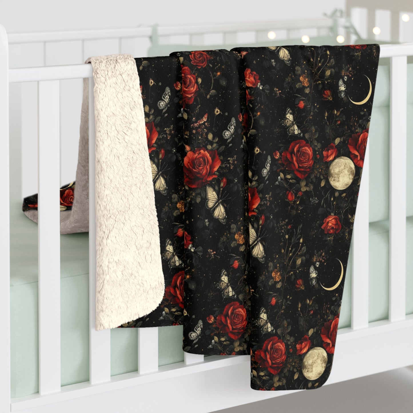Midnight Romance Sherpa Blanket