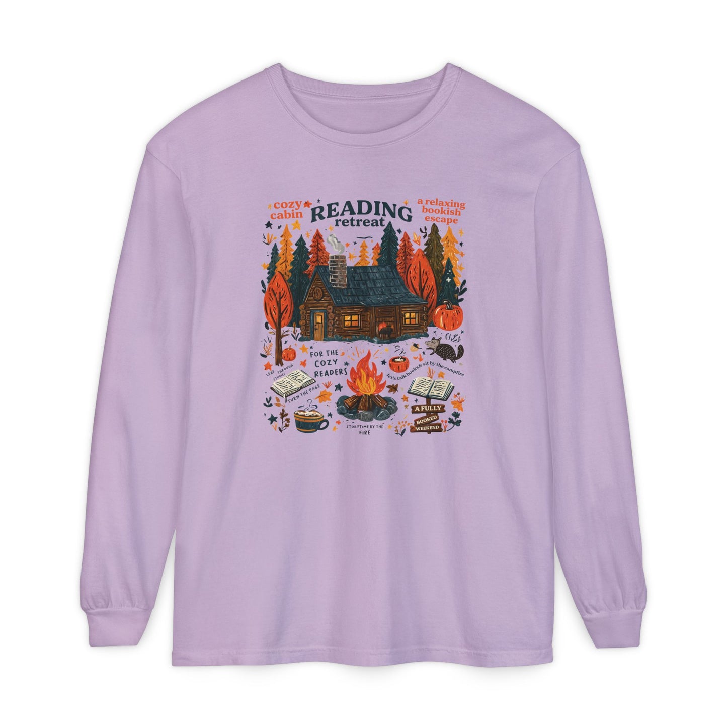 Reading Retreat Long Sleeve Tee