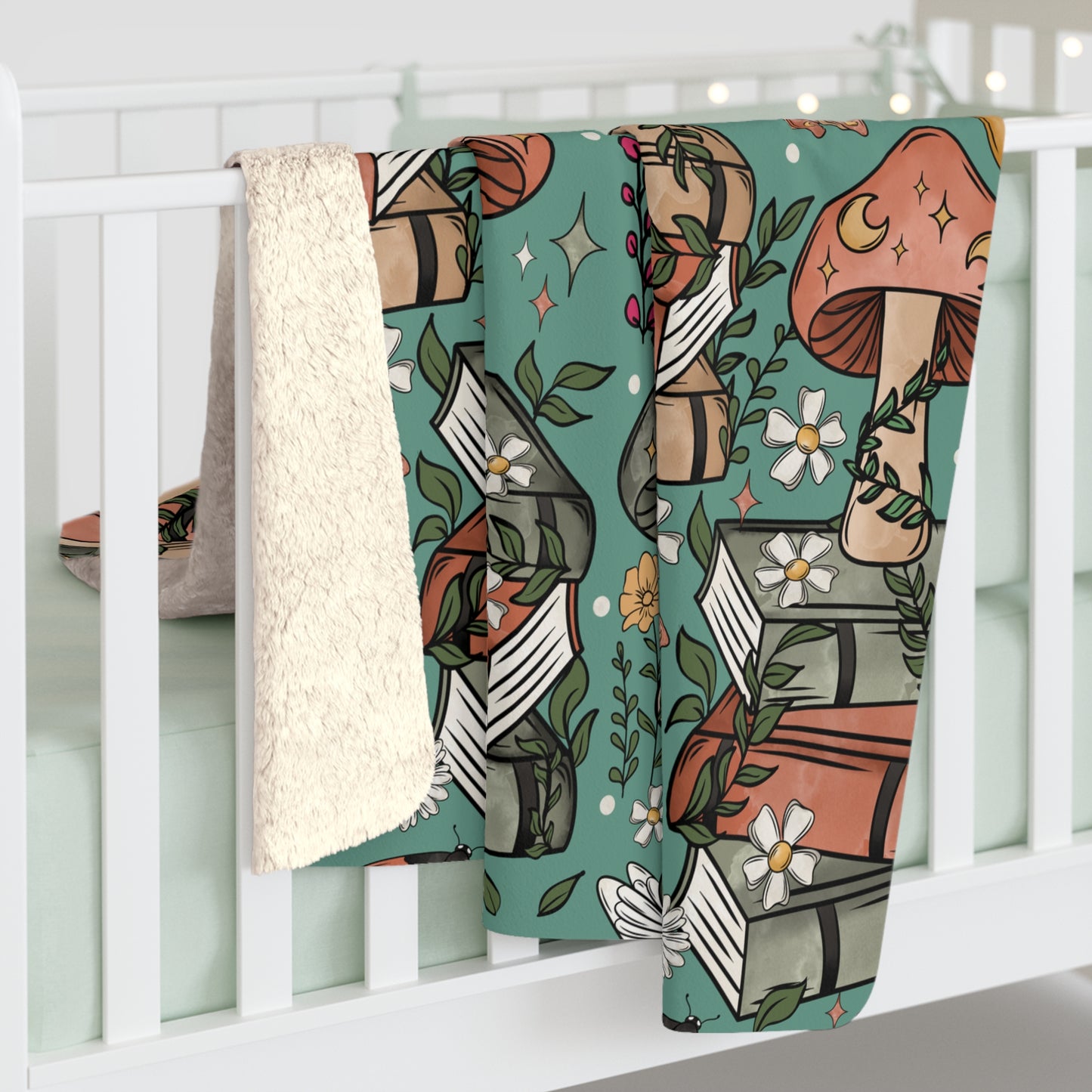 Enchanted Chapters Sherpa Blanket