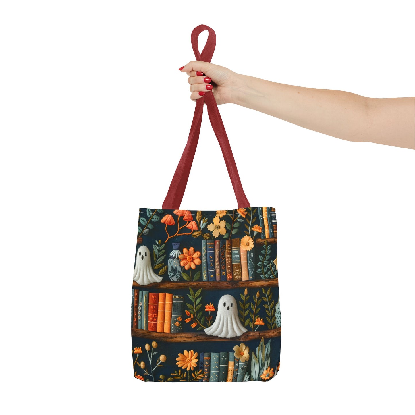Haunted Library Tote Bag