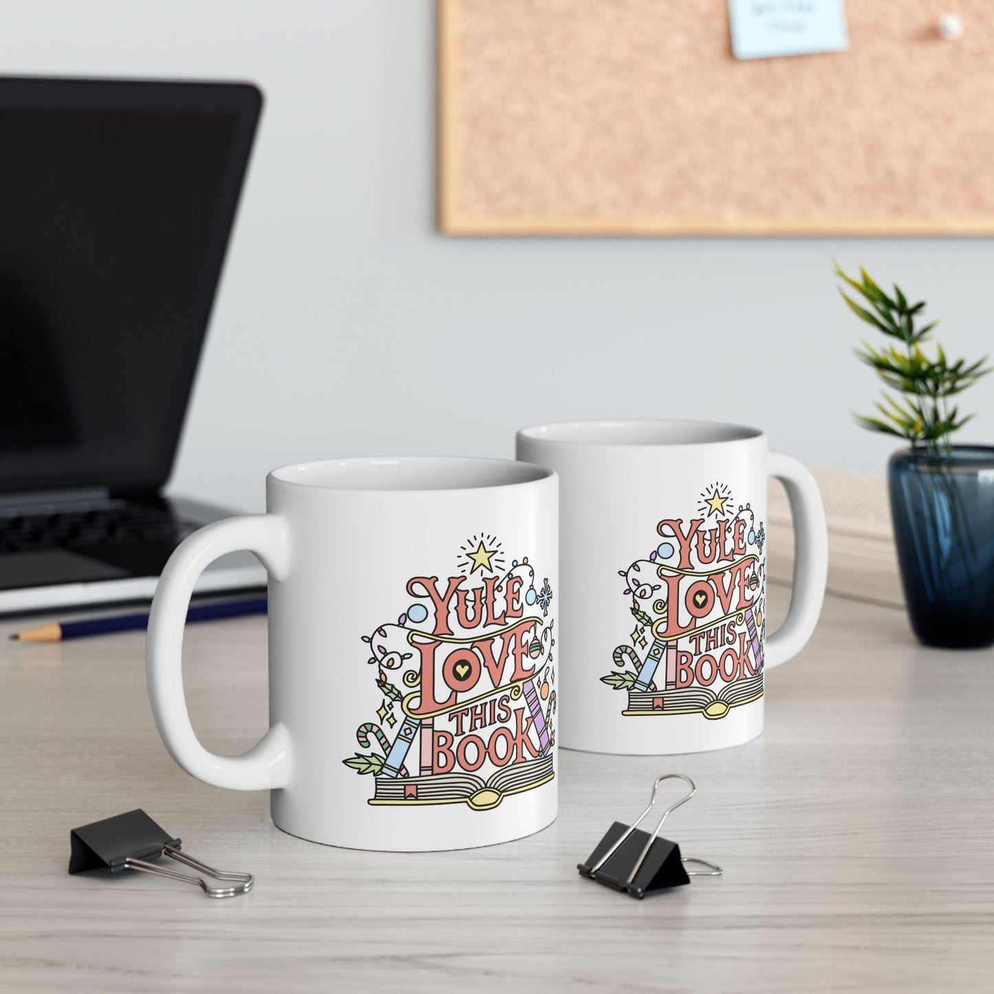 Yule Love This Book Mug