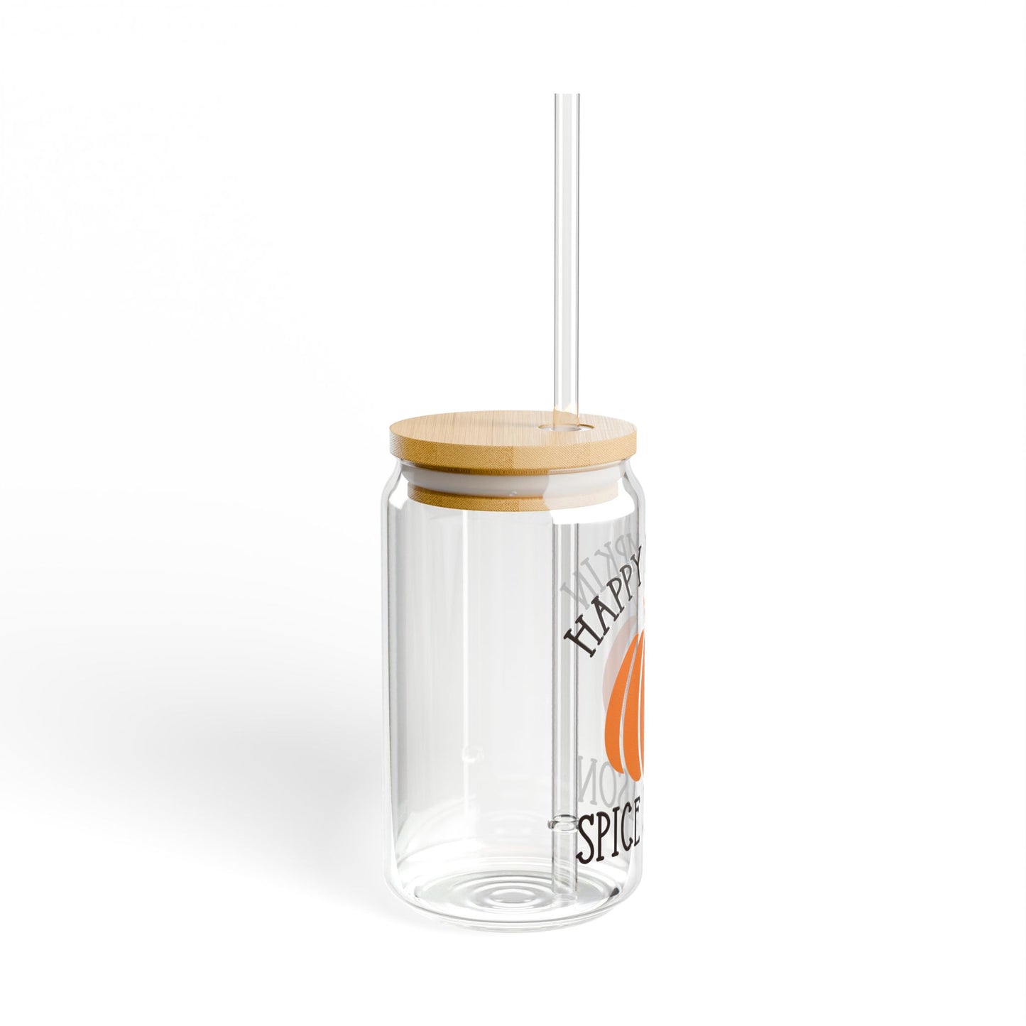 Pumpkin Spice Season Sipper Glass