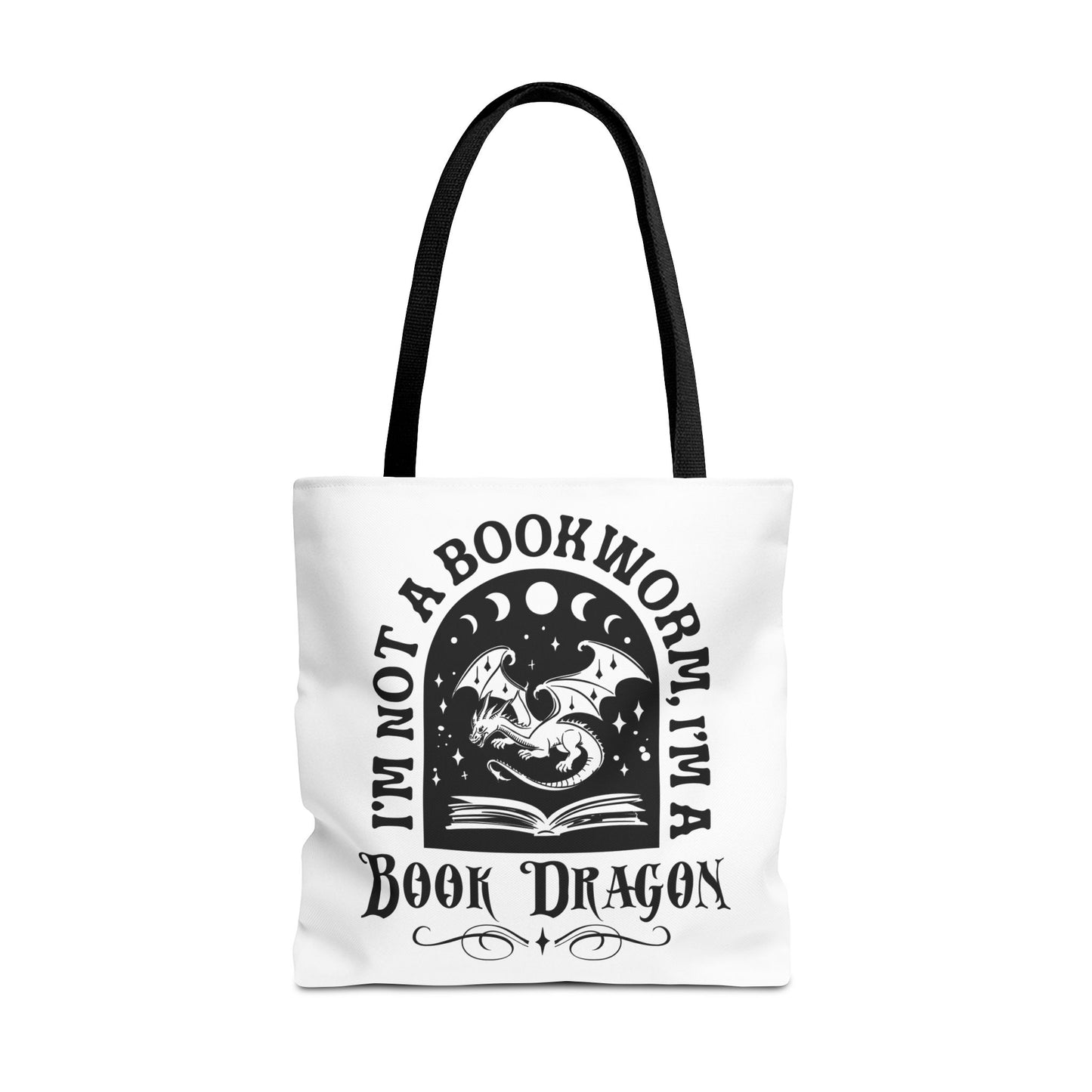 Book Dragon Tote Bag