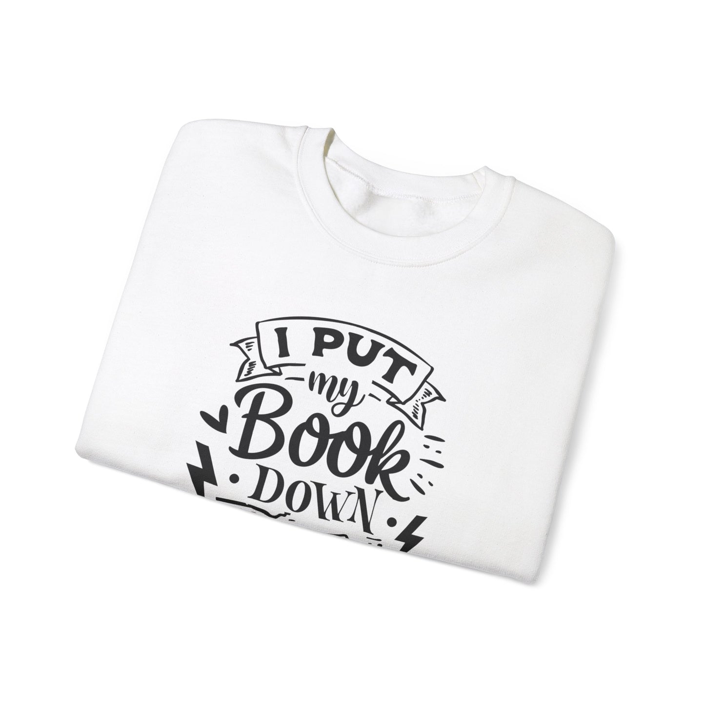 I Put My Book Down Sweatshirt
