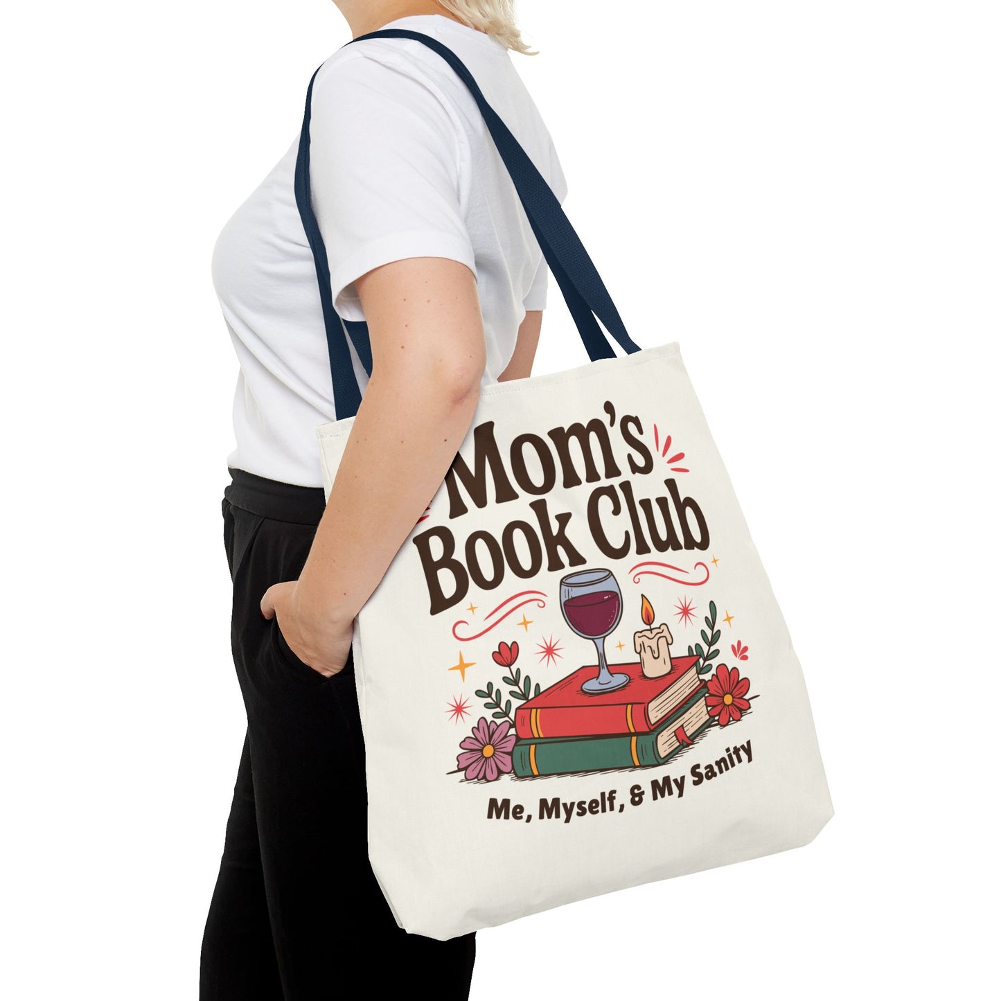 Mom's Book Club Tote Bag