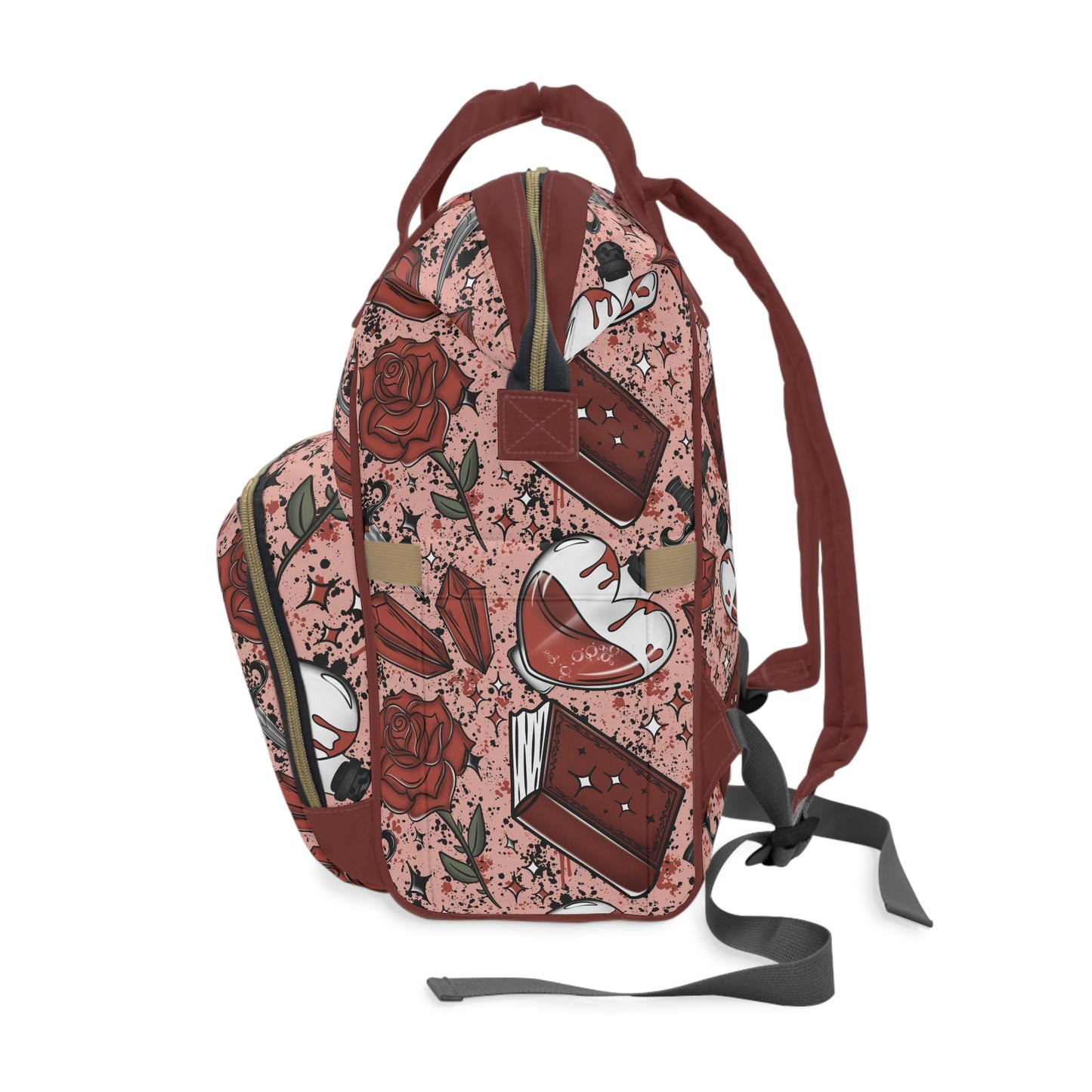 Crimson Romance Diaper Backpack