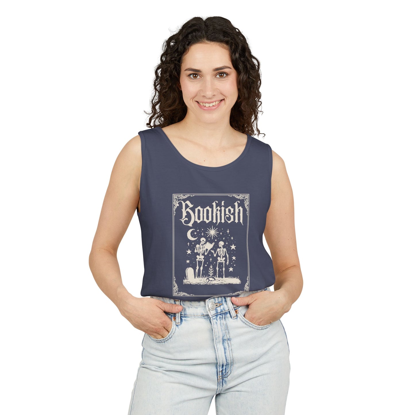 Bookish Skeleton Tank