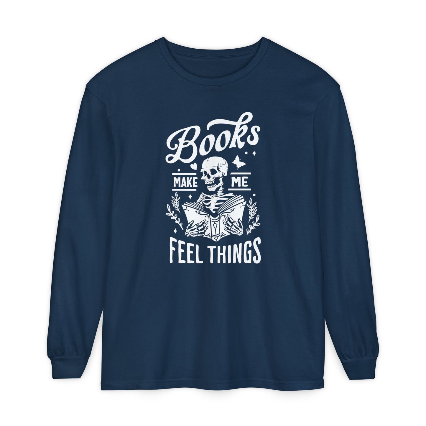 Books Make Me Feel Things Long Sleeve Tee