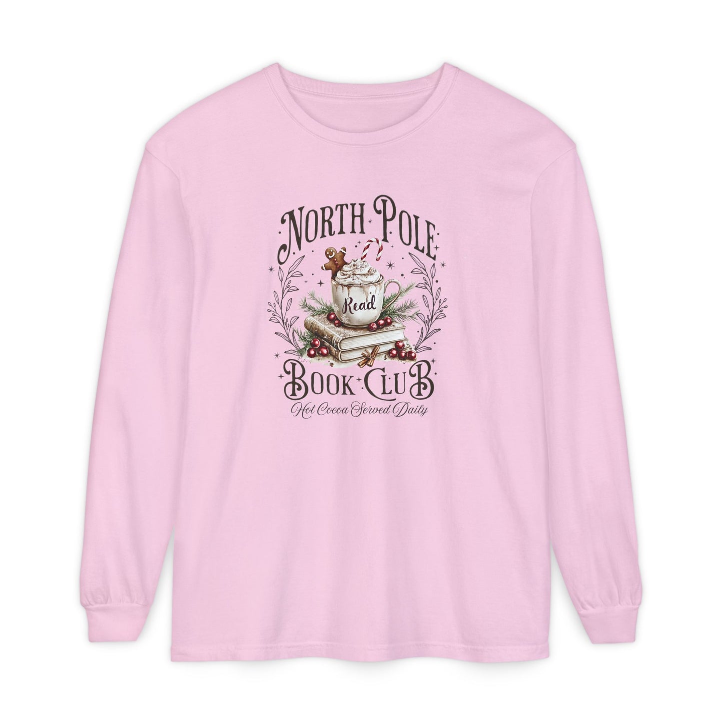 North Pole Book Club Long Sleeve Tee
