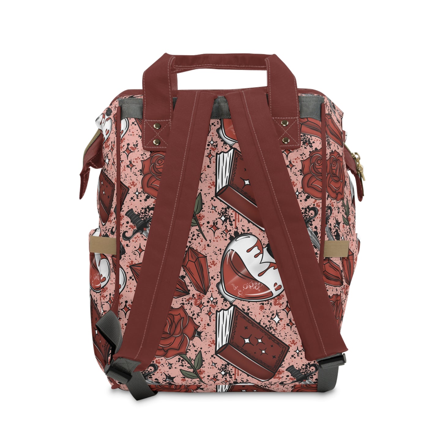 Crimson Romance Diaper Backpack