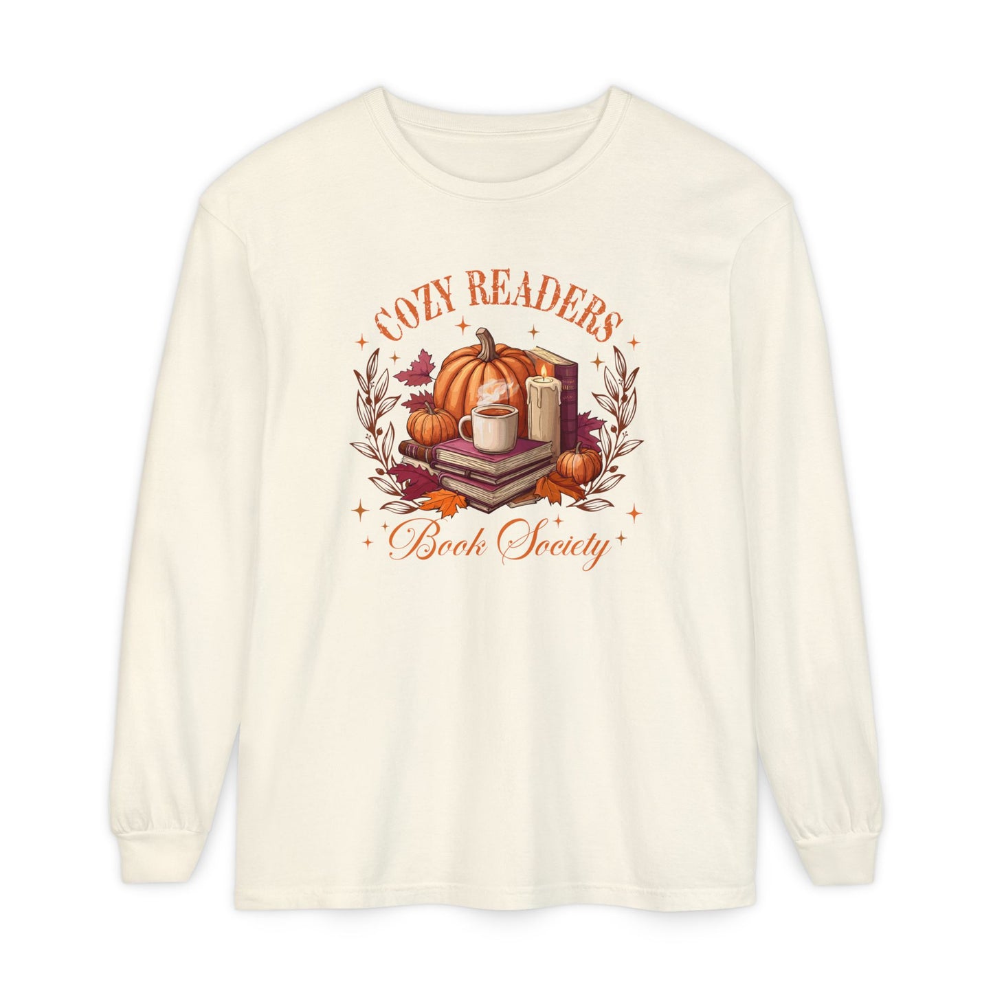 Cozy Readers Book Society Long Sleeve Tee