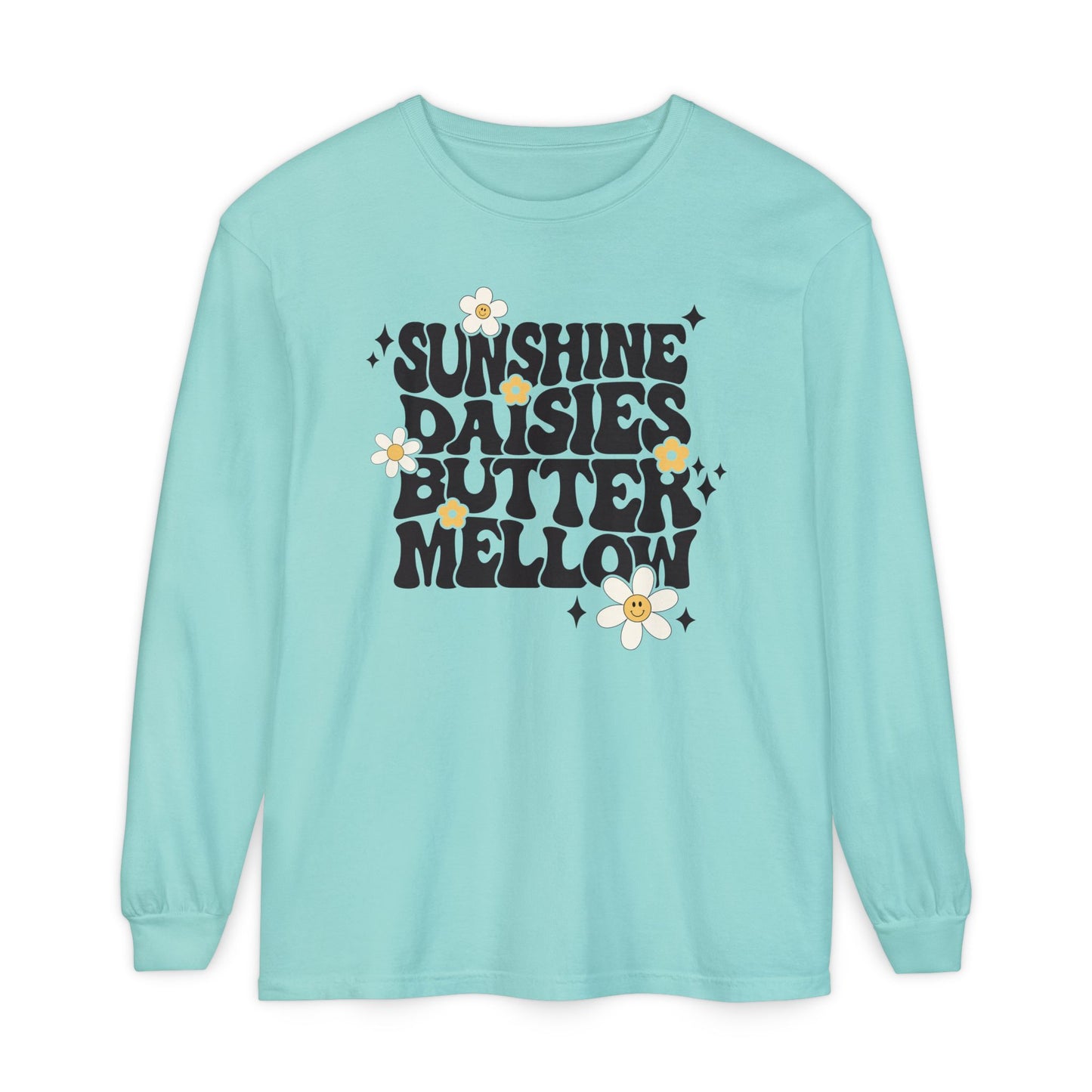 Sunshine Daisies Butter Mellow Long Sleeve Tee