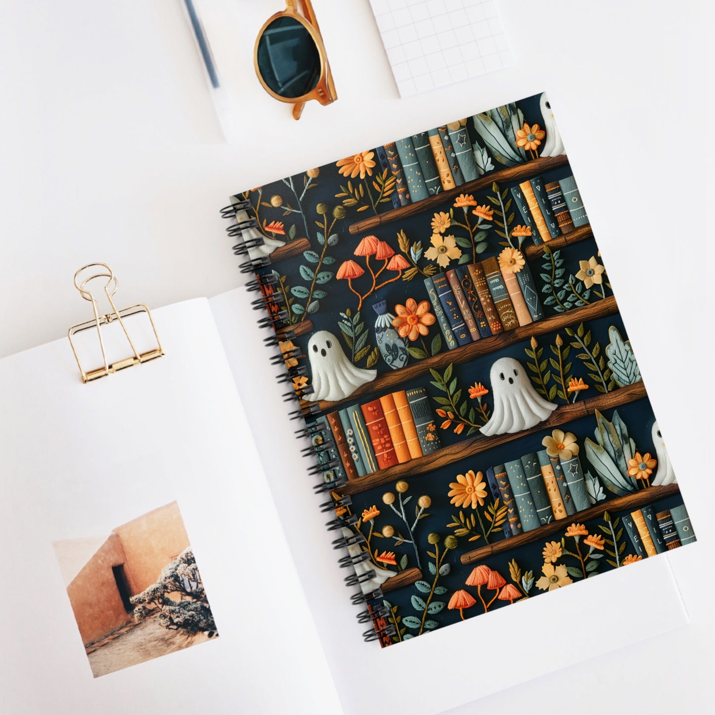 Haunted Library Notebook