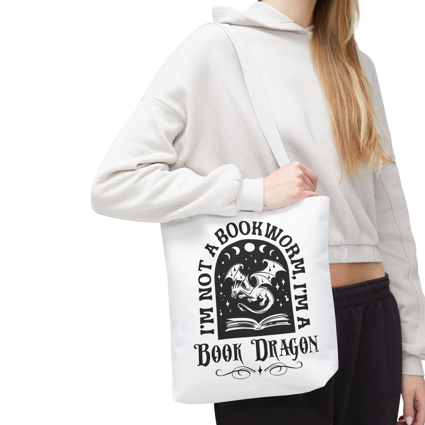 Book Dragon Tote Bag