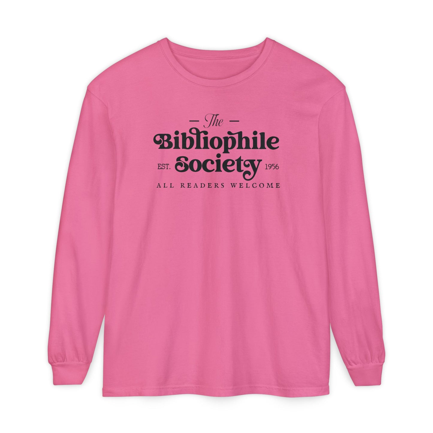 Bibliophile Society Long Sleeve Tee