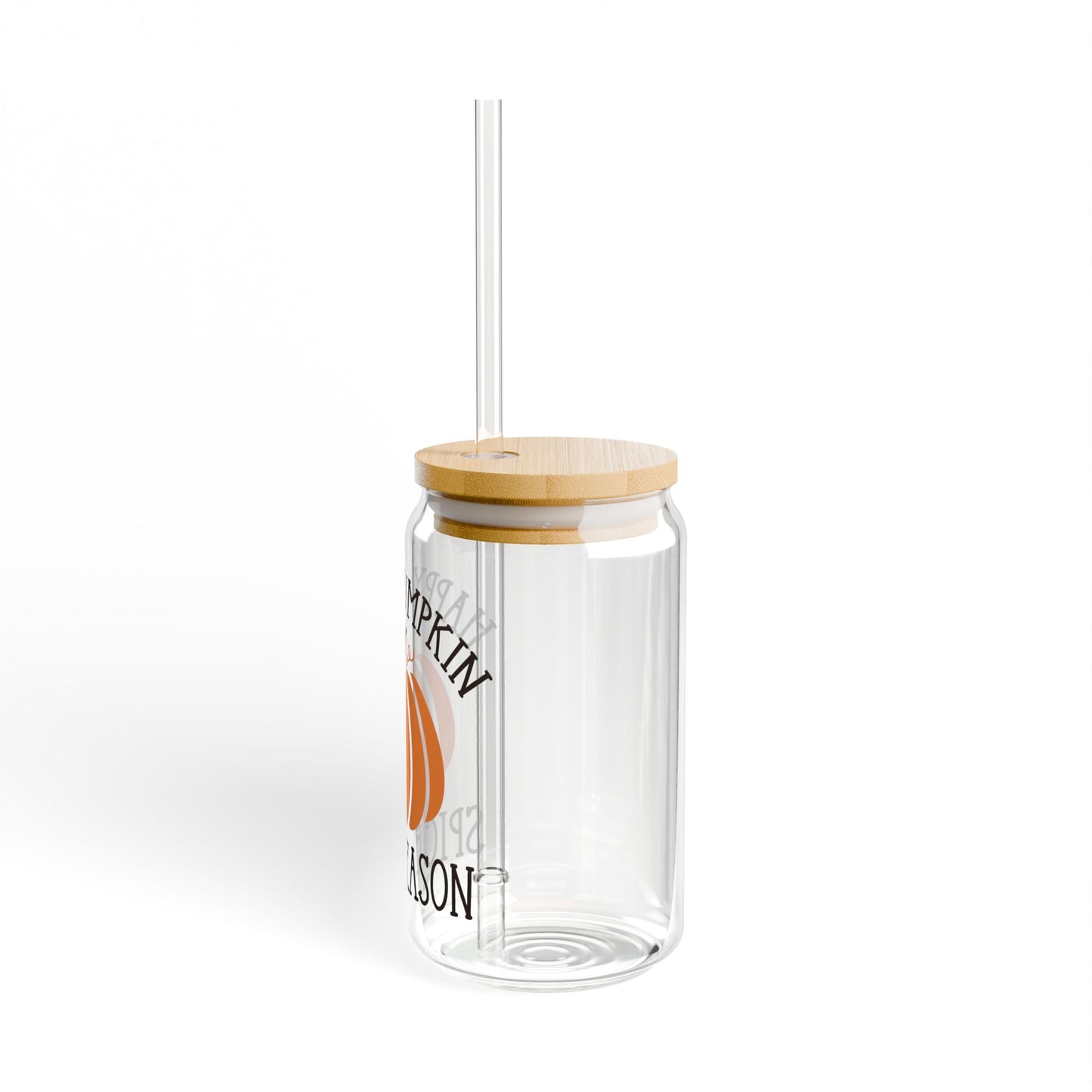 Pumpkin Spice Season Sipper Glass
