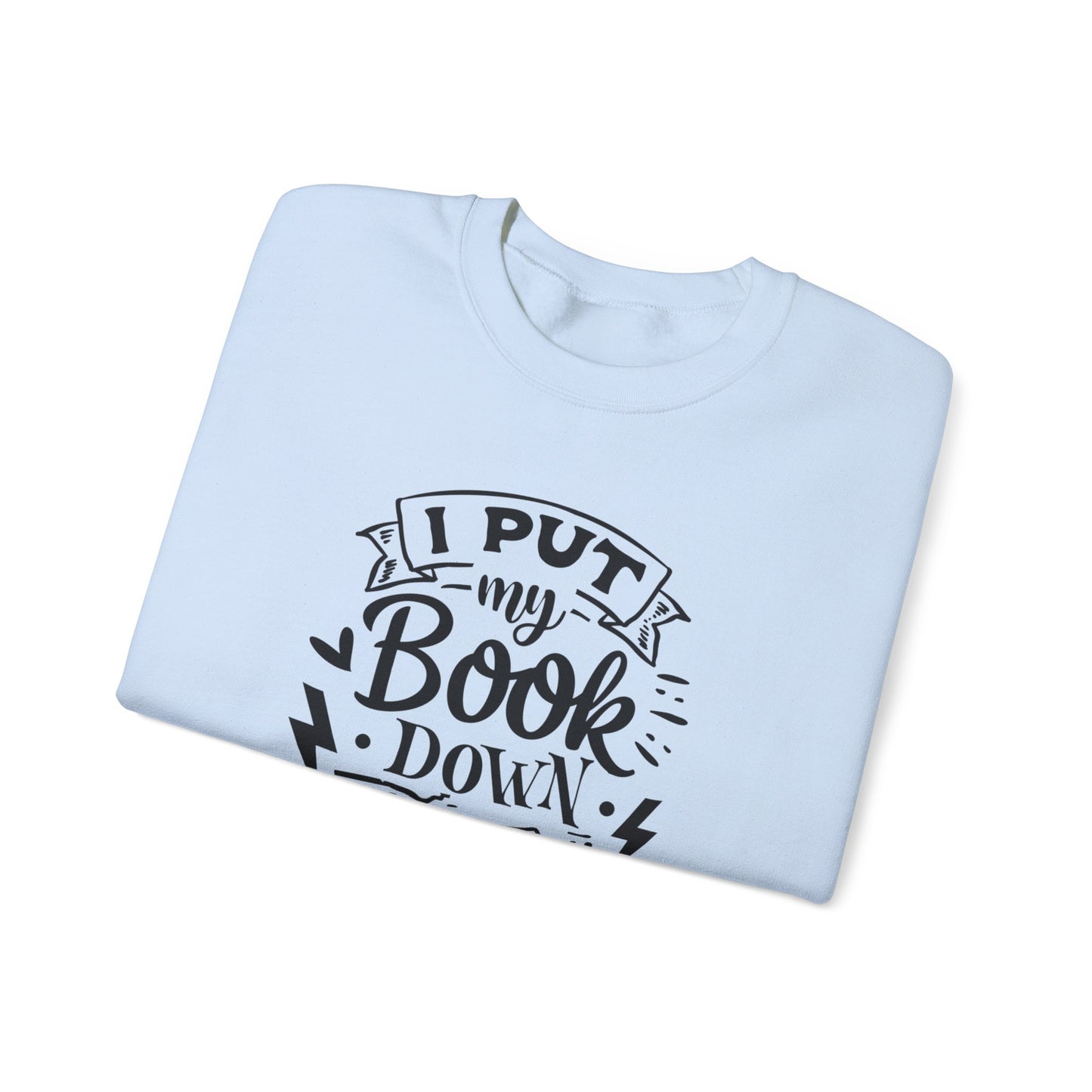 I Put My Book Down Sweatshirt