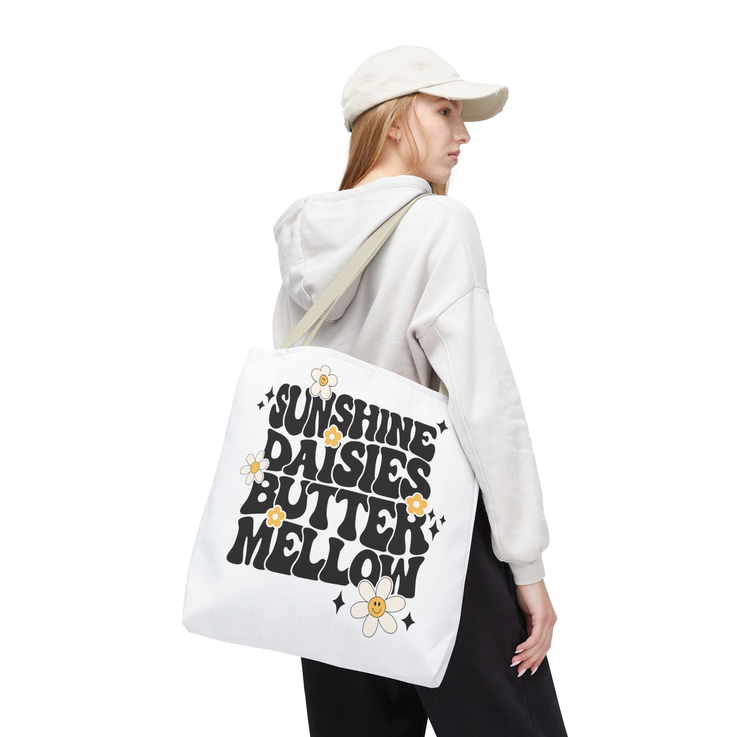 Sunshine Daisies Butter Mellow Tote Bag