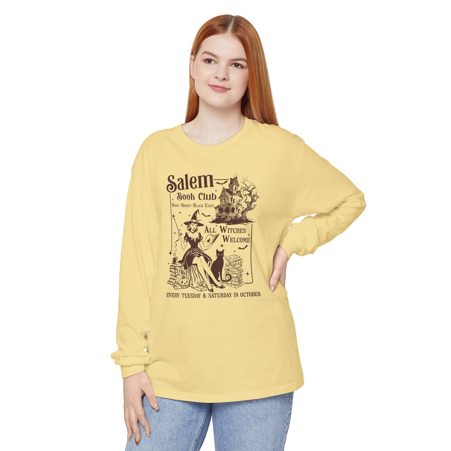 Salem Book Club Long Sleeve Tee