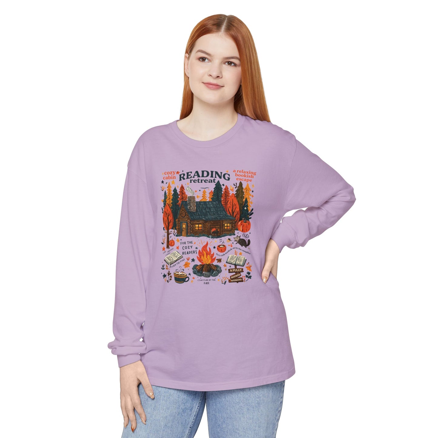 Reading Retreat Long Sleeve Tee