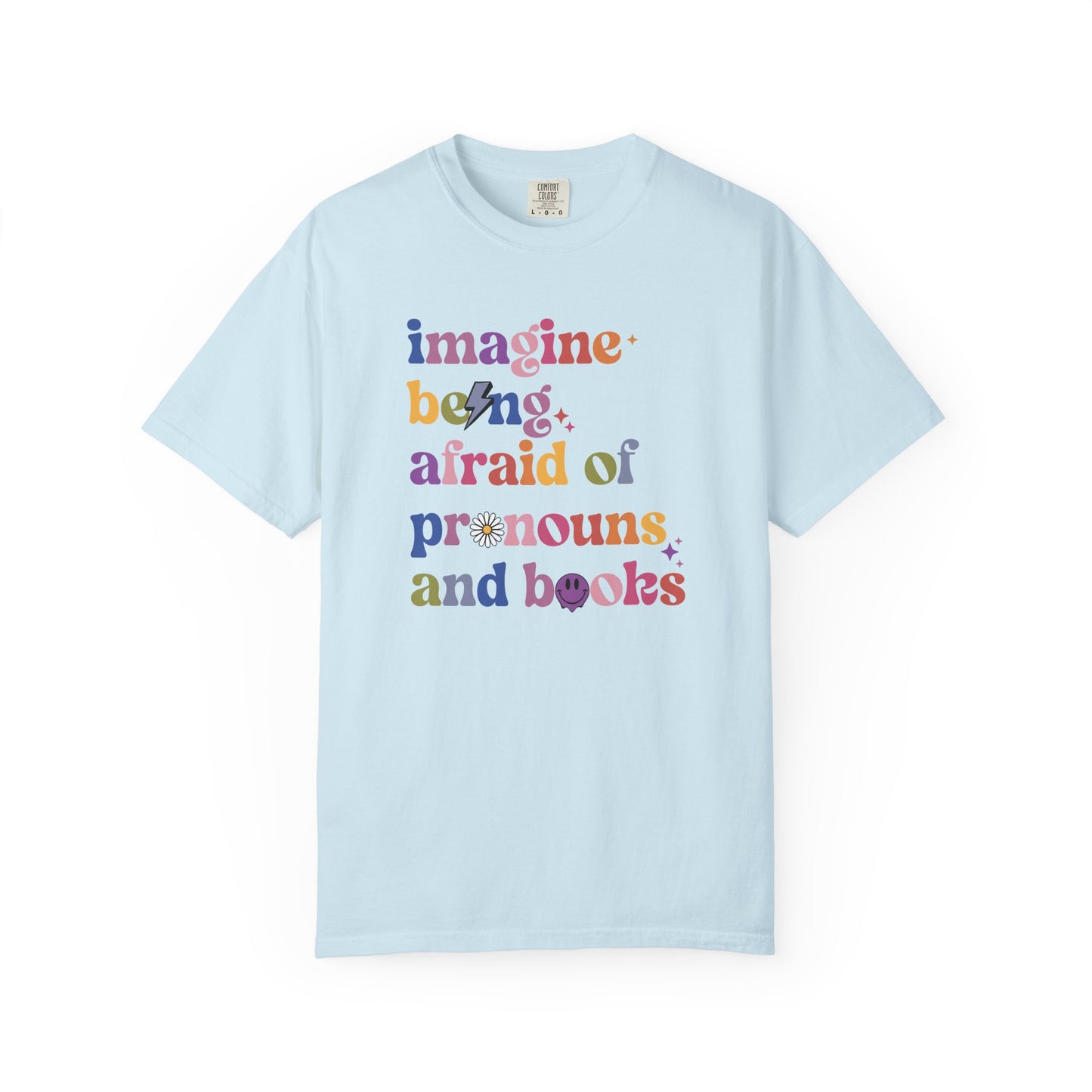 Pronouns and Books Tee
