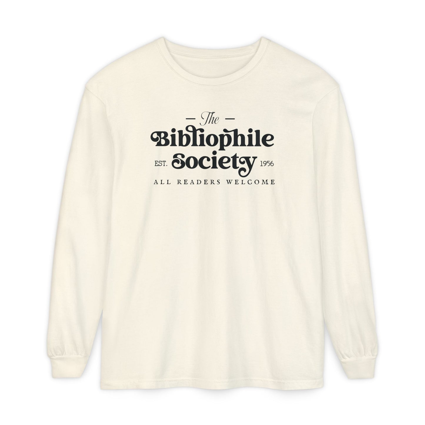 Bibliophile Society Long Sleeve Tee