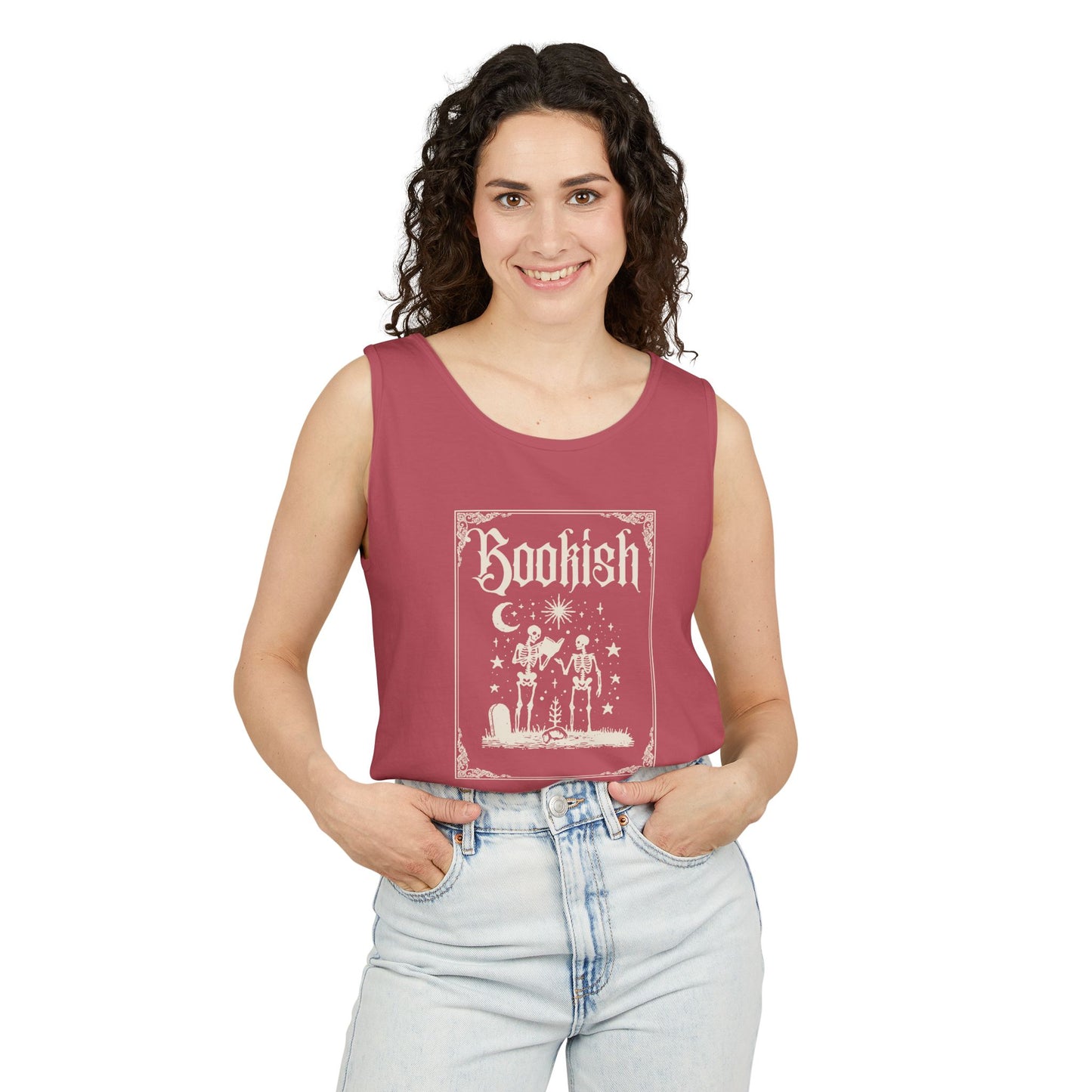 Bookish Skeleton Tank