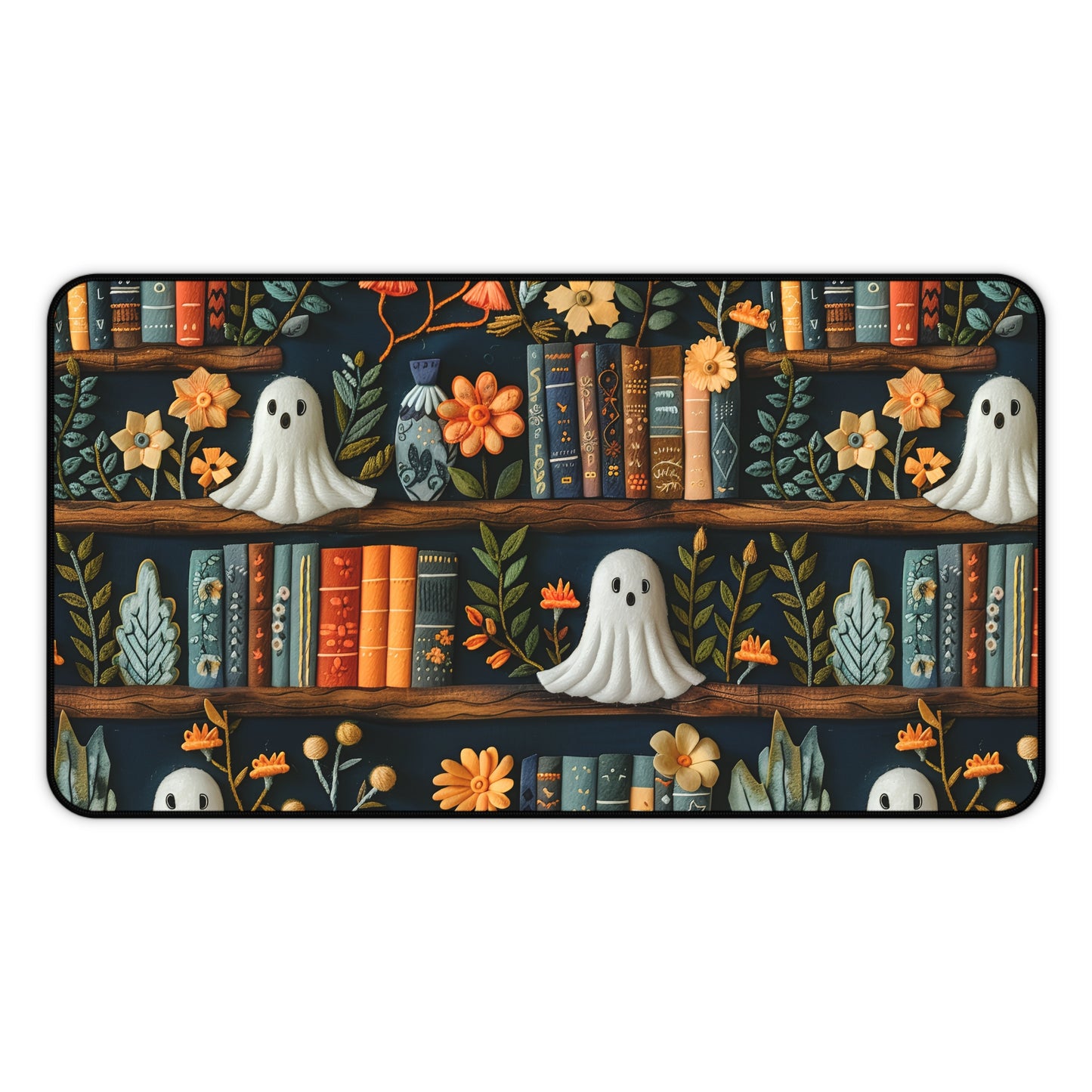 Haunted Library Desk Mat