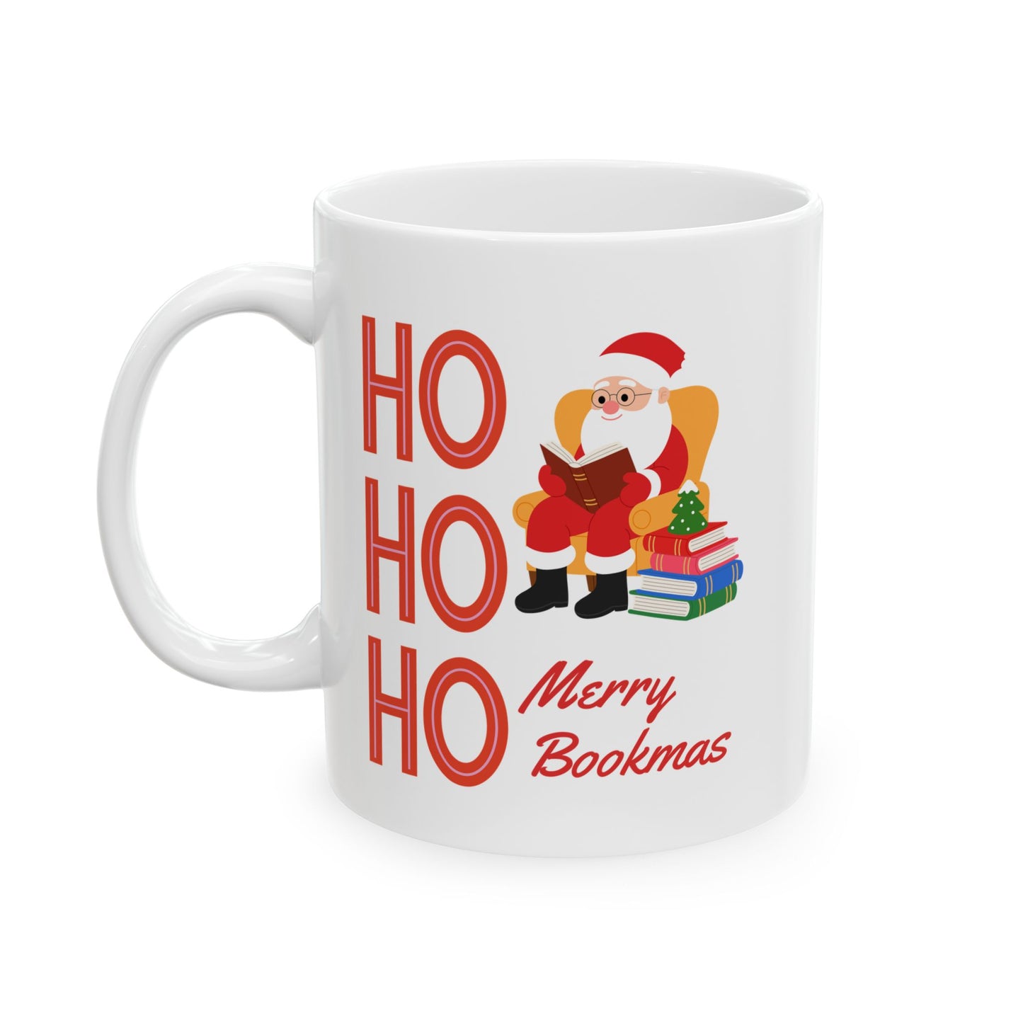 Ho Ho Ho Merry Bookmas Mug