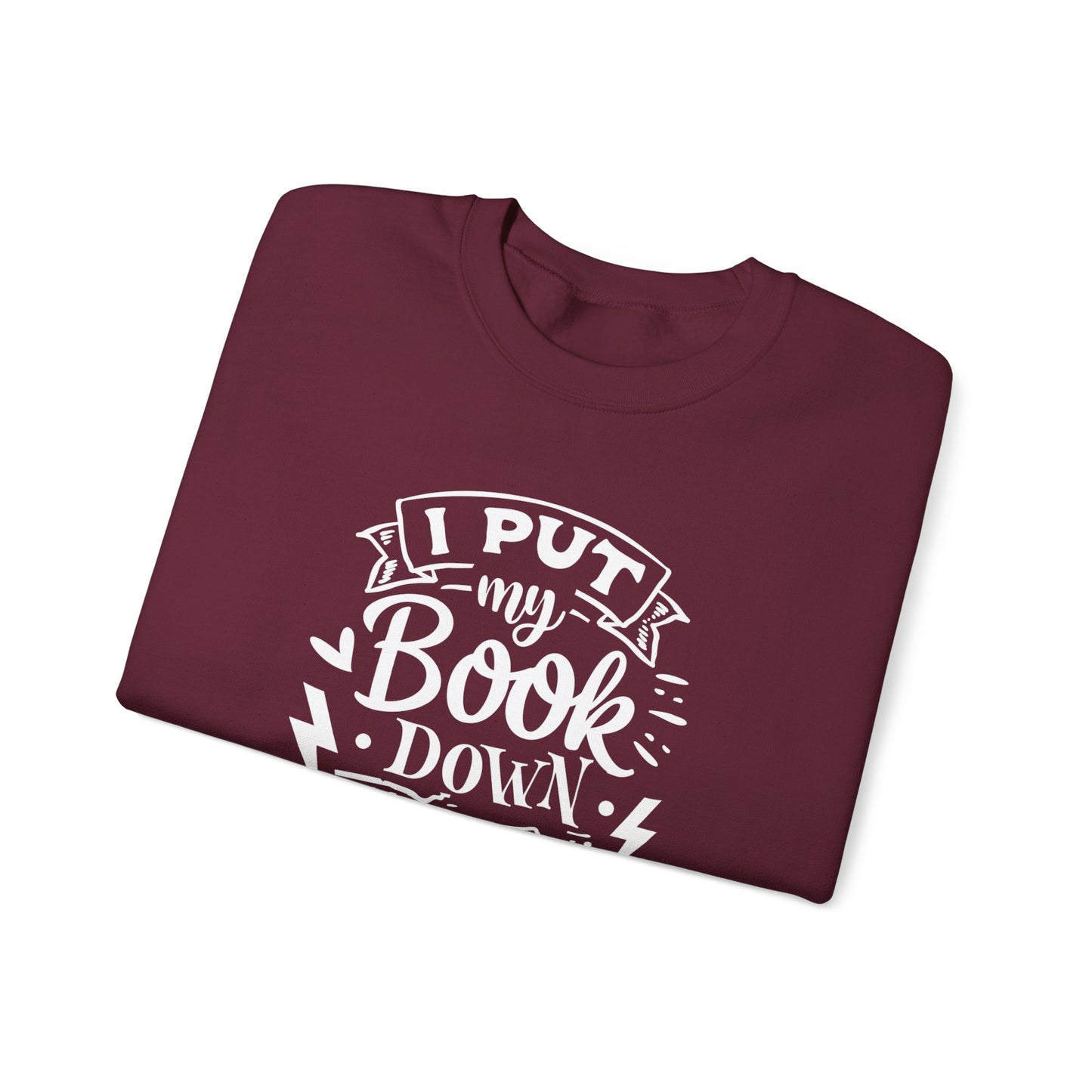 I Put My Book Down Sweatshirt