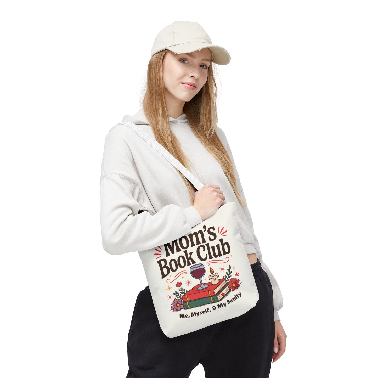 Mom's Book Club Tote Bag