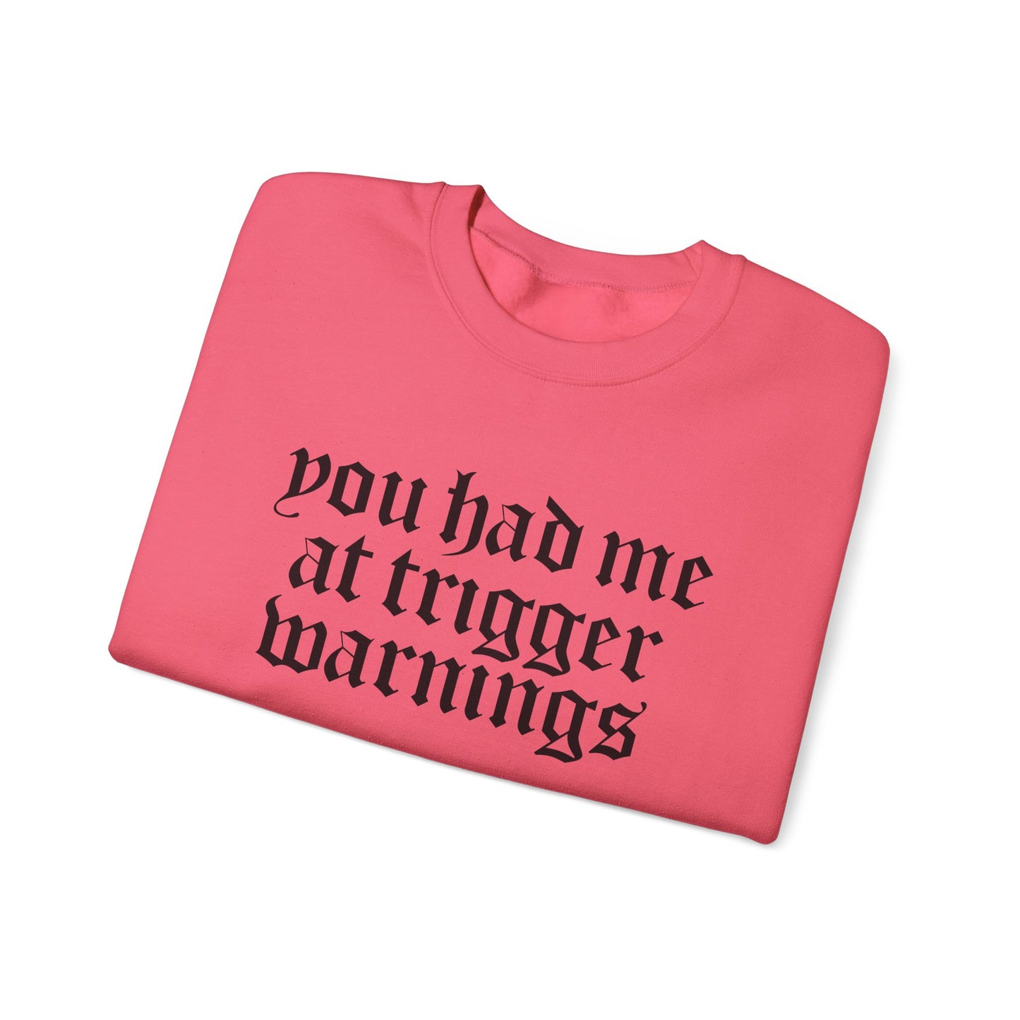 Trigger Warnings Sweatshirt