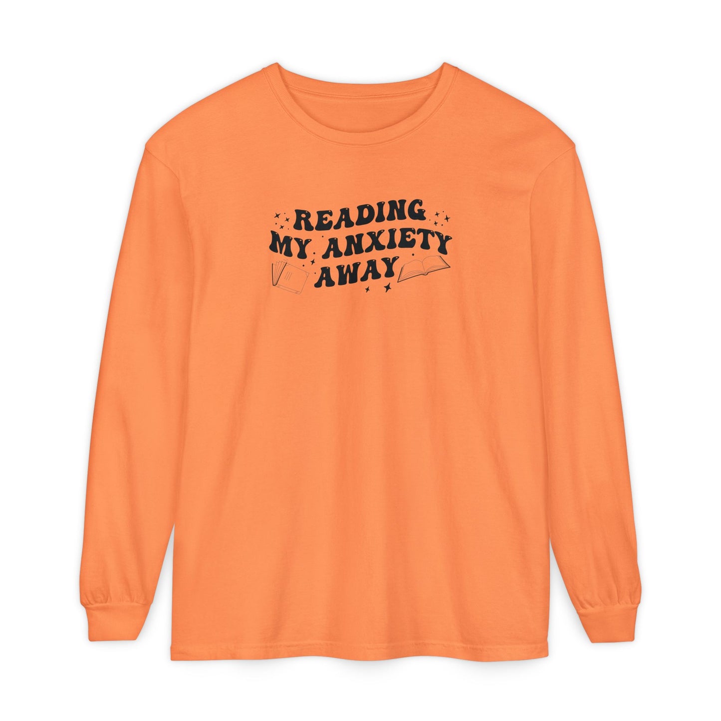Reading My Anxiety Away Long Sleeve Tee